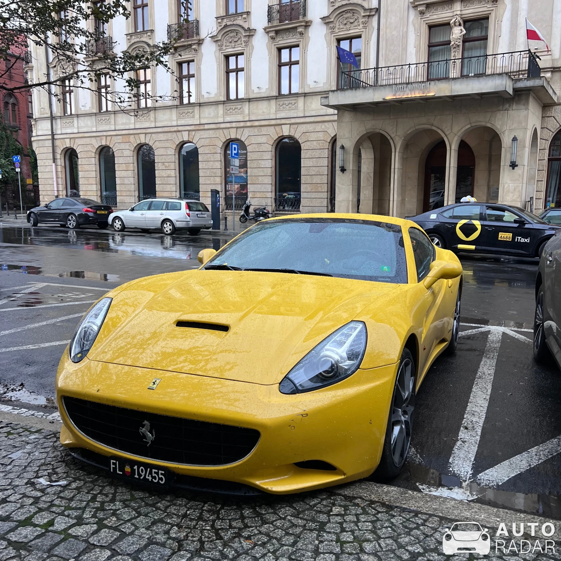 Ferrari California spotted in Wrocław, Polska
