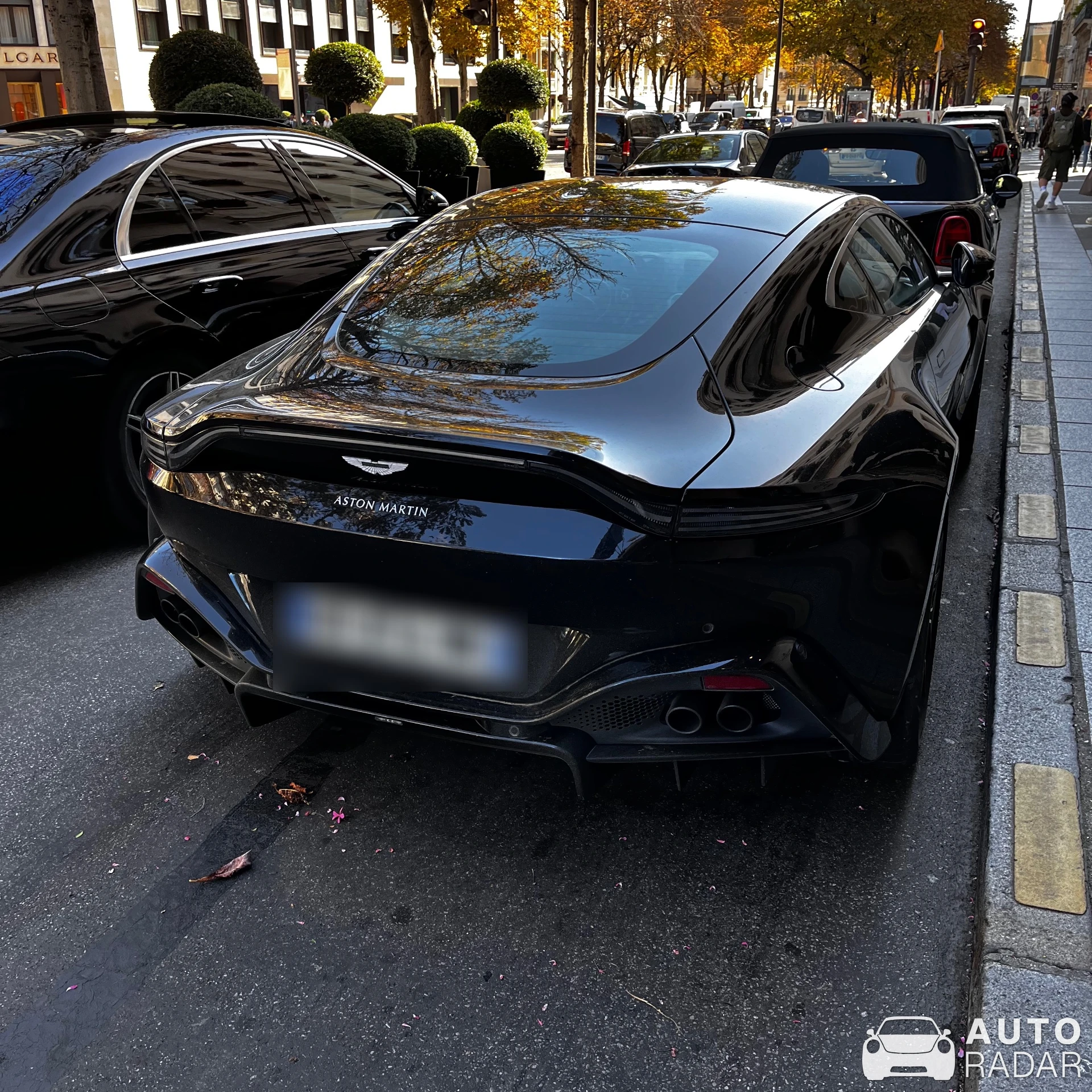 Aston Martin V8 Vantage spotted in Paris, France