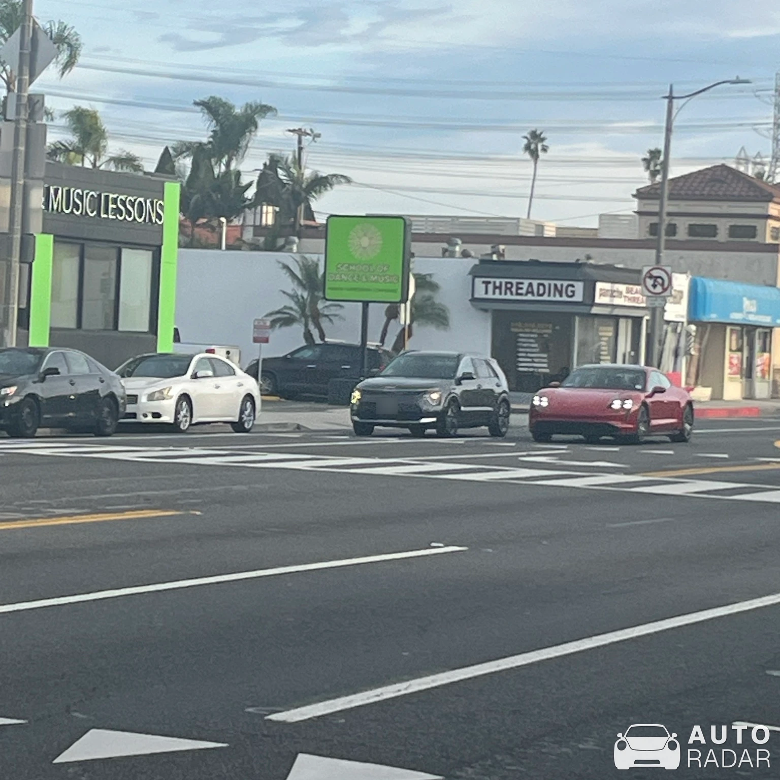 Porsche Taycan spotted in Hermosa Beach, United States