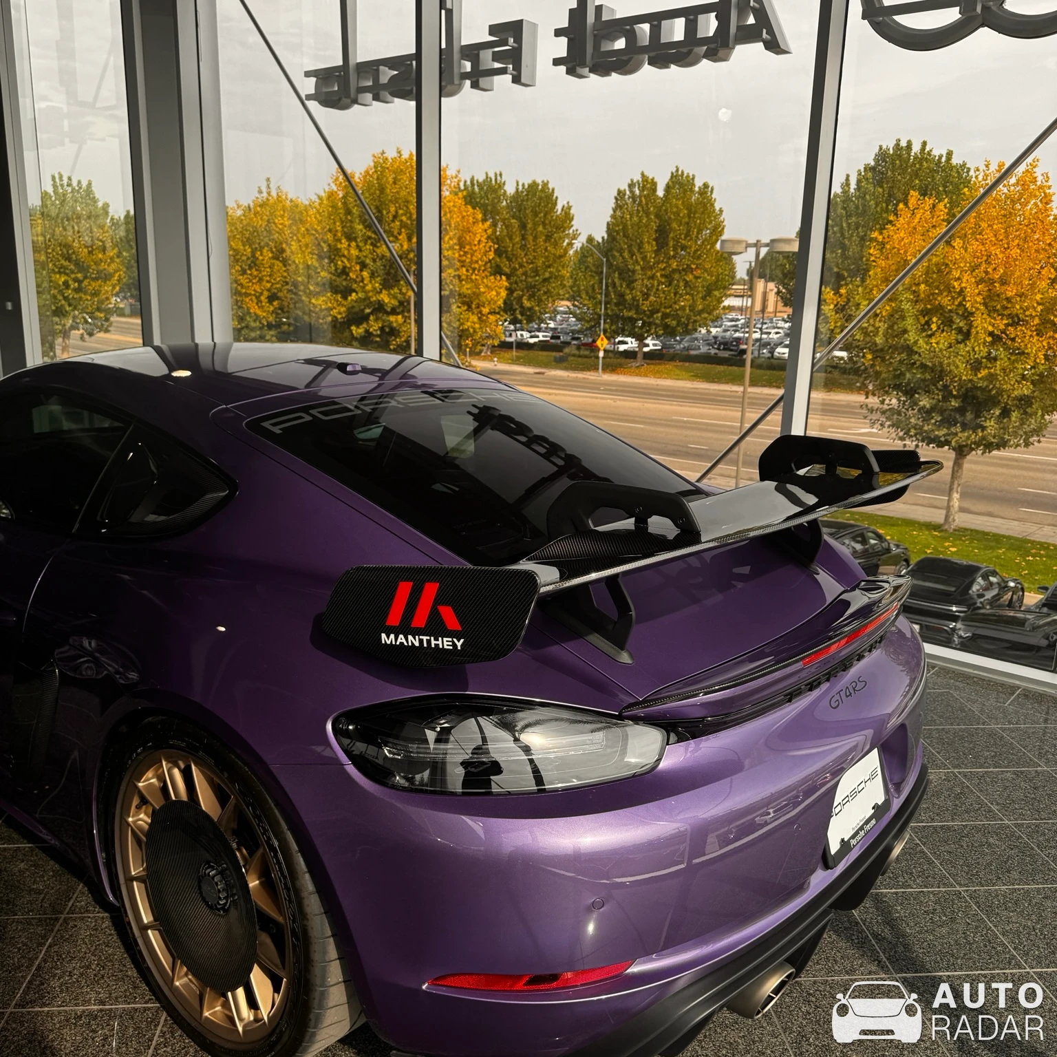 Porsche 718 Cayman GT4 RS MR spotted in Fresno