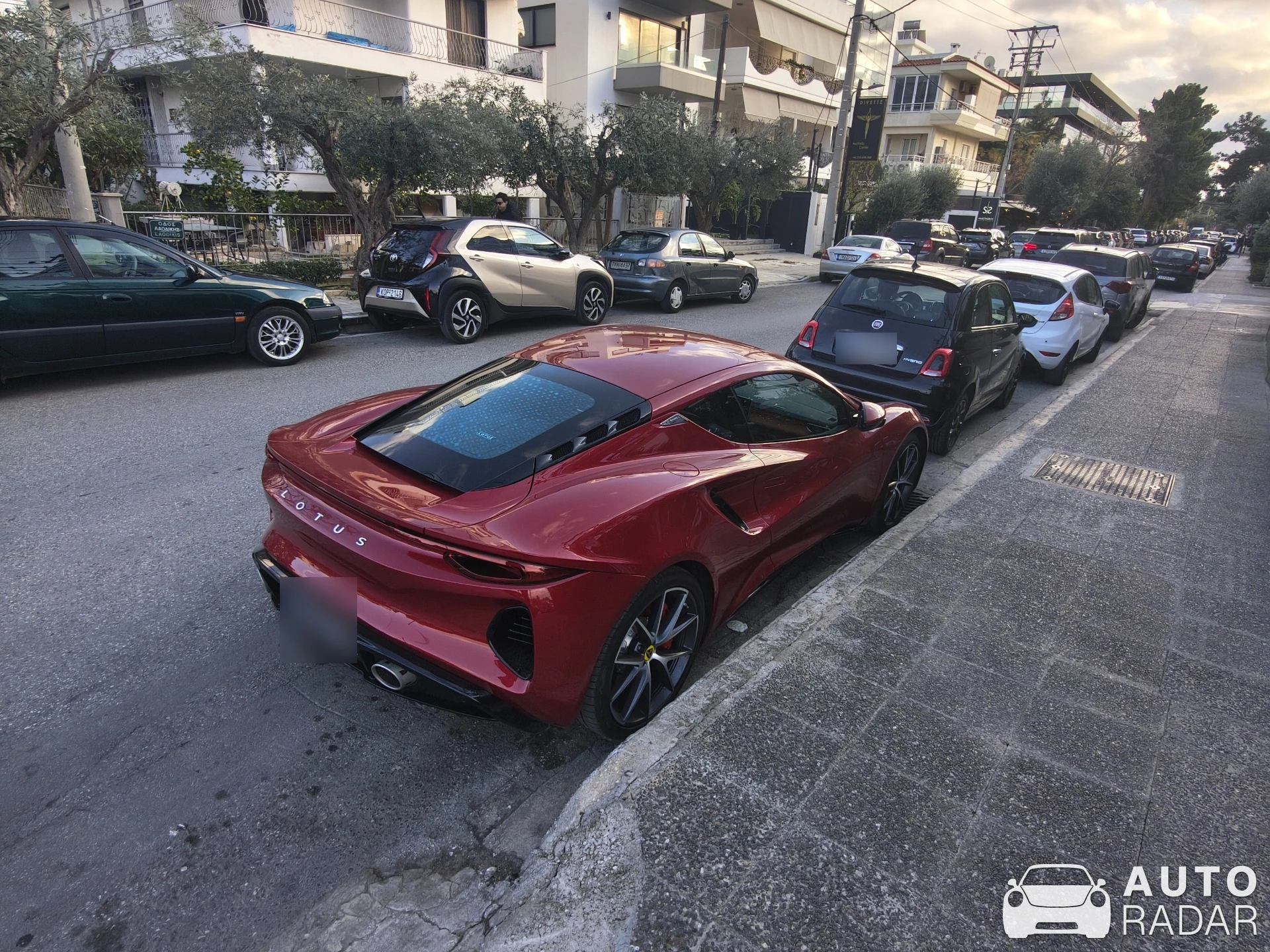 Lotus Emira I4 spotted in Glyfada