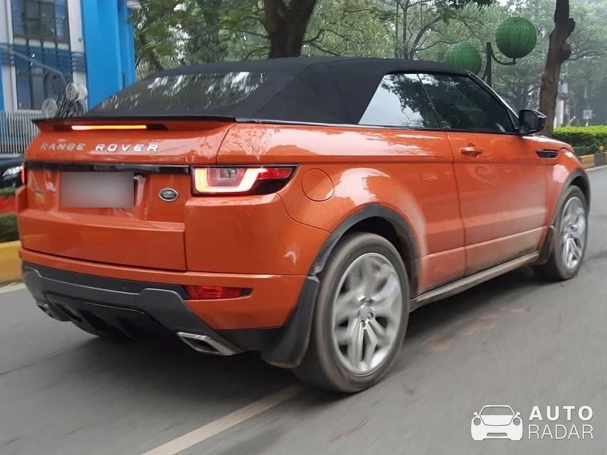 Land Rover Range Rover Evoque Convertible spotted in Thành phố Vĩnh Yên, Việt Nam