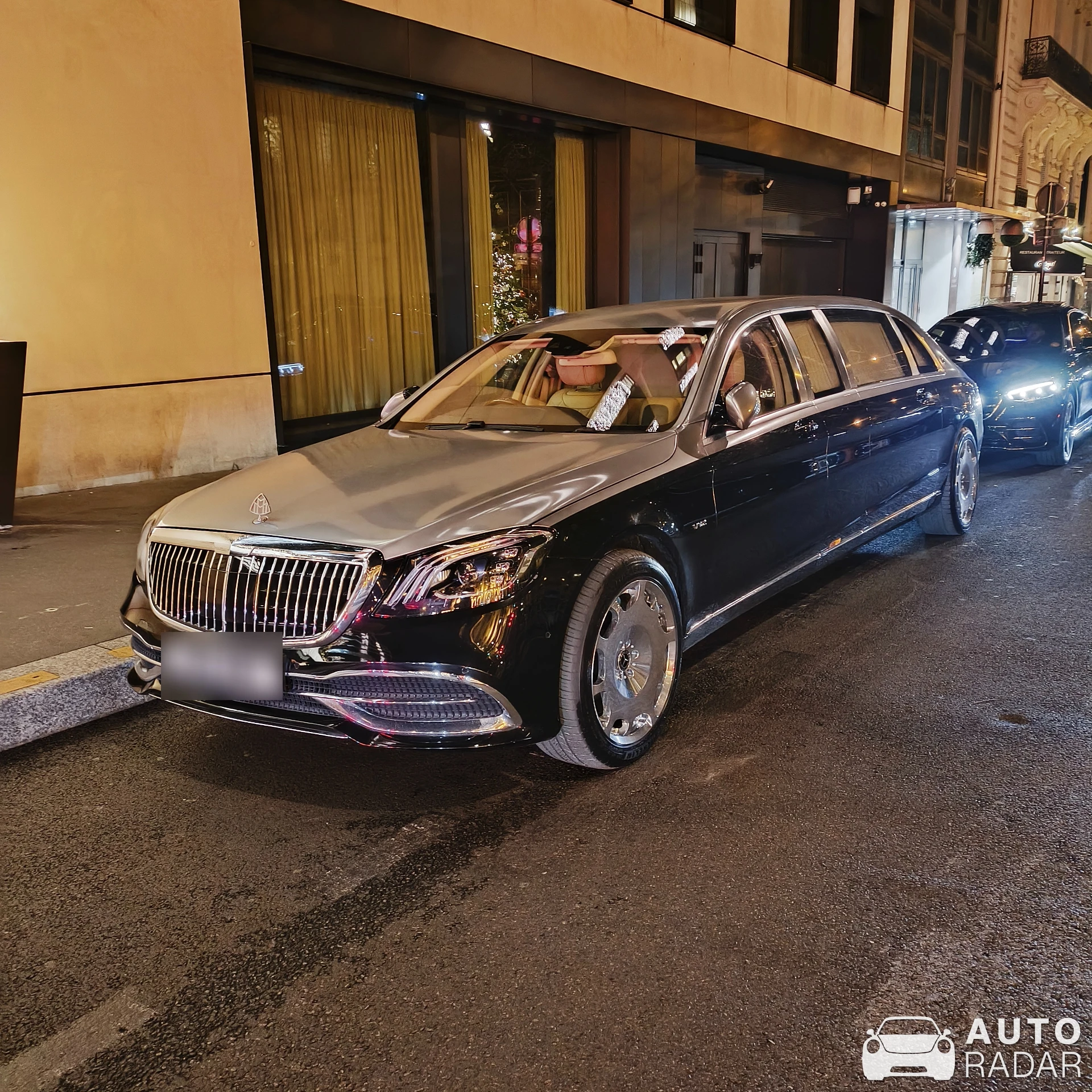 Mercedes-Maybach S 650 Pullman spotted in Paris