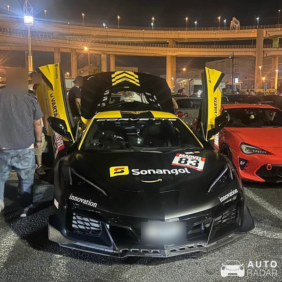 Chevrolet Corvette C8 Z06 GT3.R spotted in Yokohama