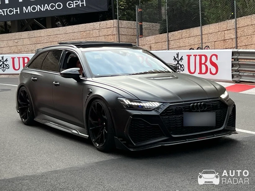 Audi ABT RS6-R Avant C8 spotted in Monaco