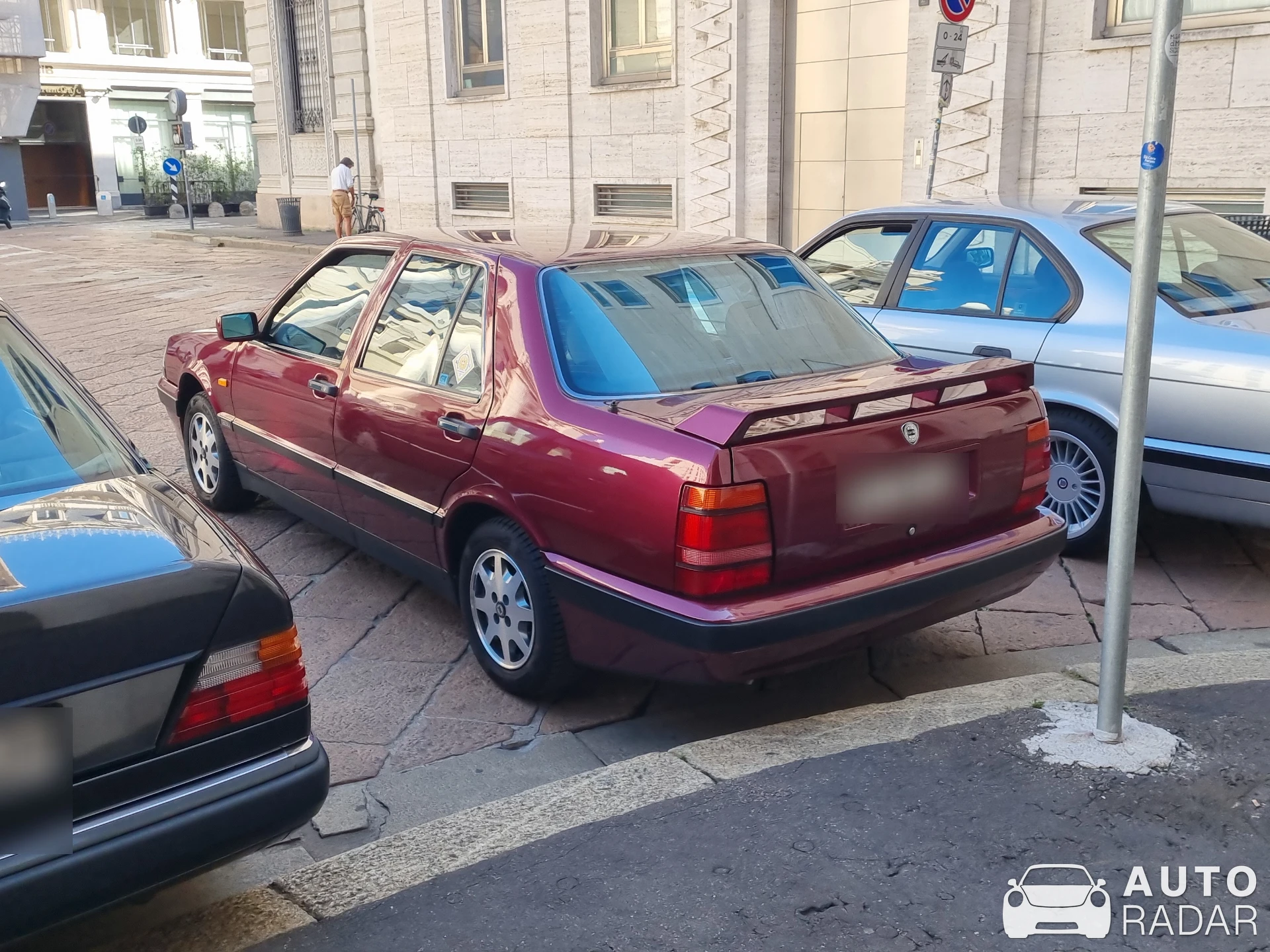 Lancia Thema Turbo 16v spotted in Milano