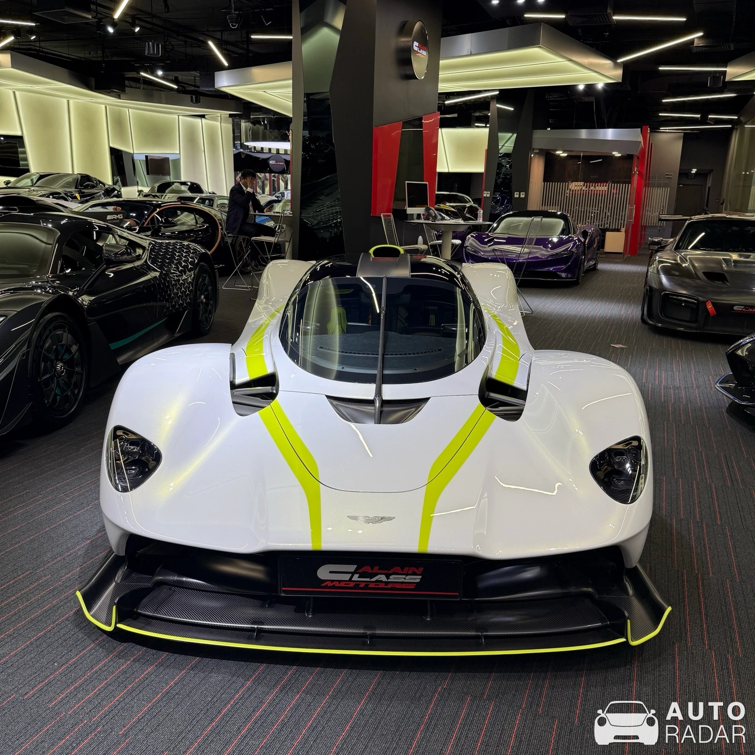 Aston Martin Valkyrie spotted in Dubai, United Arab Emirates