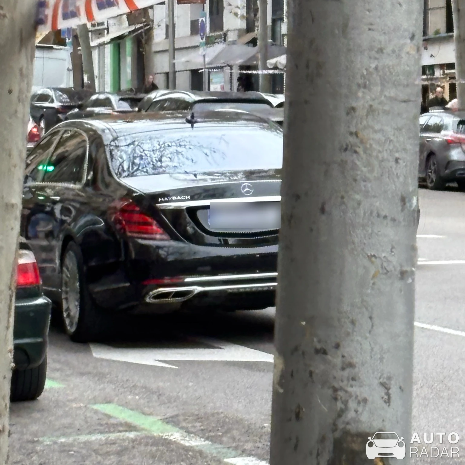 Mercedes-Maybach S 650 spotted in Madrid, España