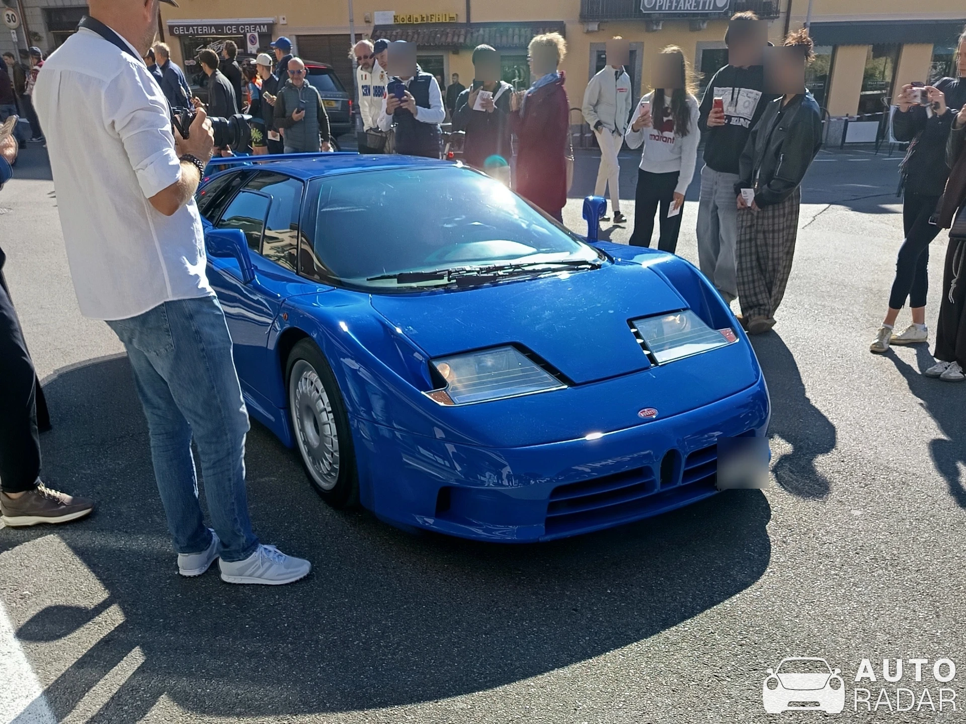 Bugatti EB110 GT spotted in Cernobbio
