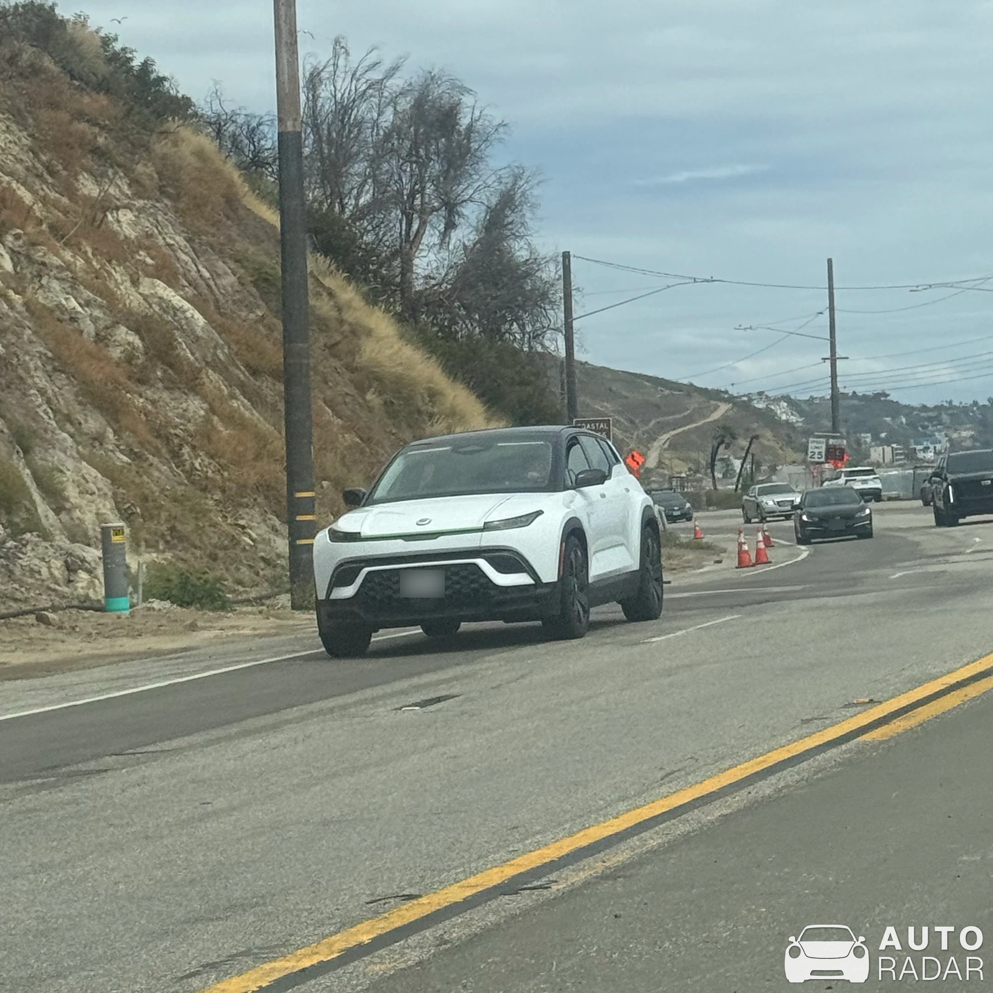 Fisker Ocean spotted in Malibu