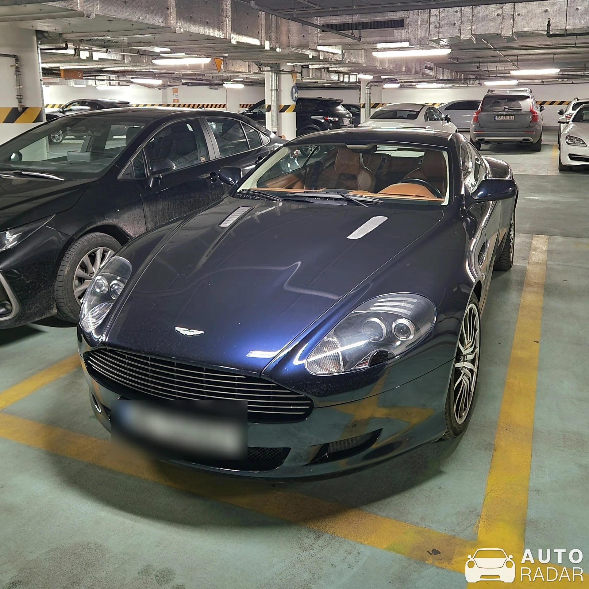 Aston Martin DB9 spotted in Warszawa, Polska