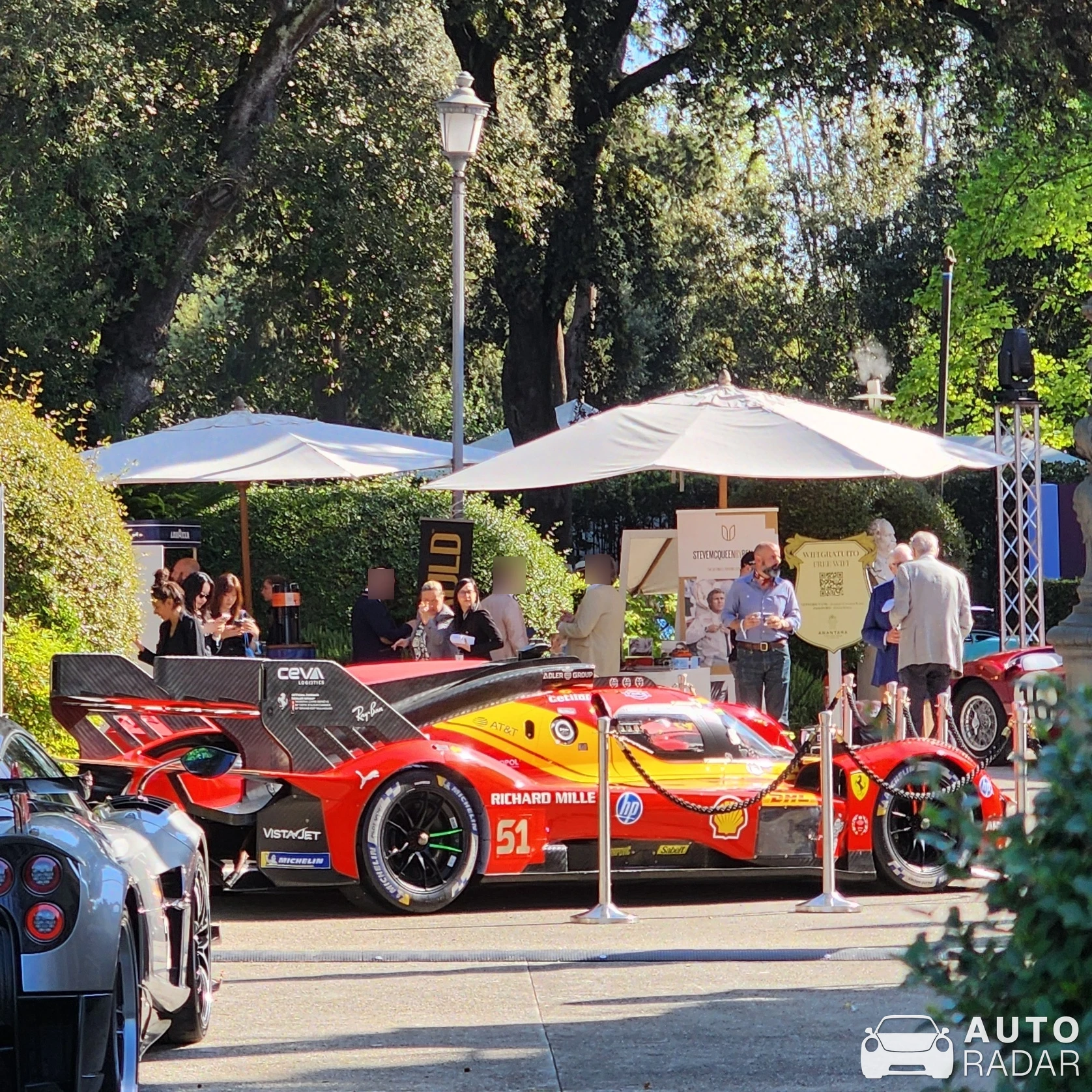 Ferrari 499P spotted in Roma