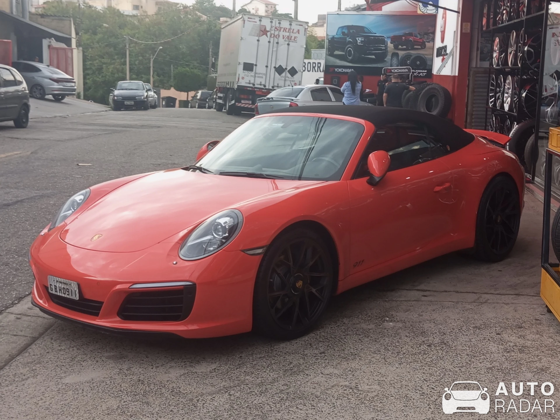 Porsche 991 Carrera 4S Cabriolet MkII spotted in Jardim Europa, Brazil