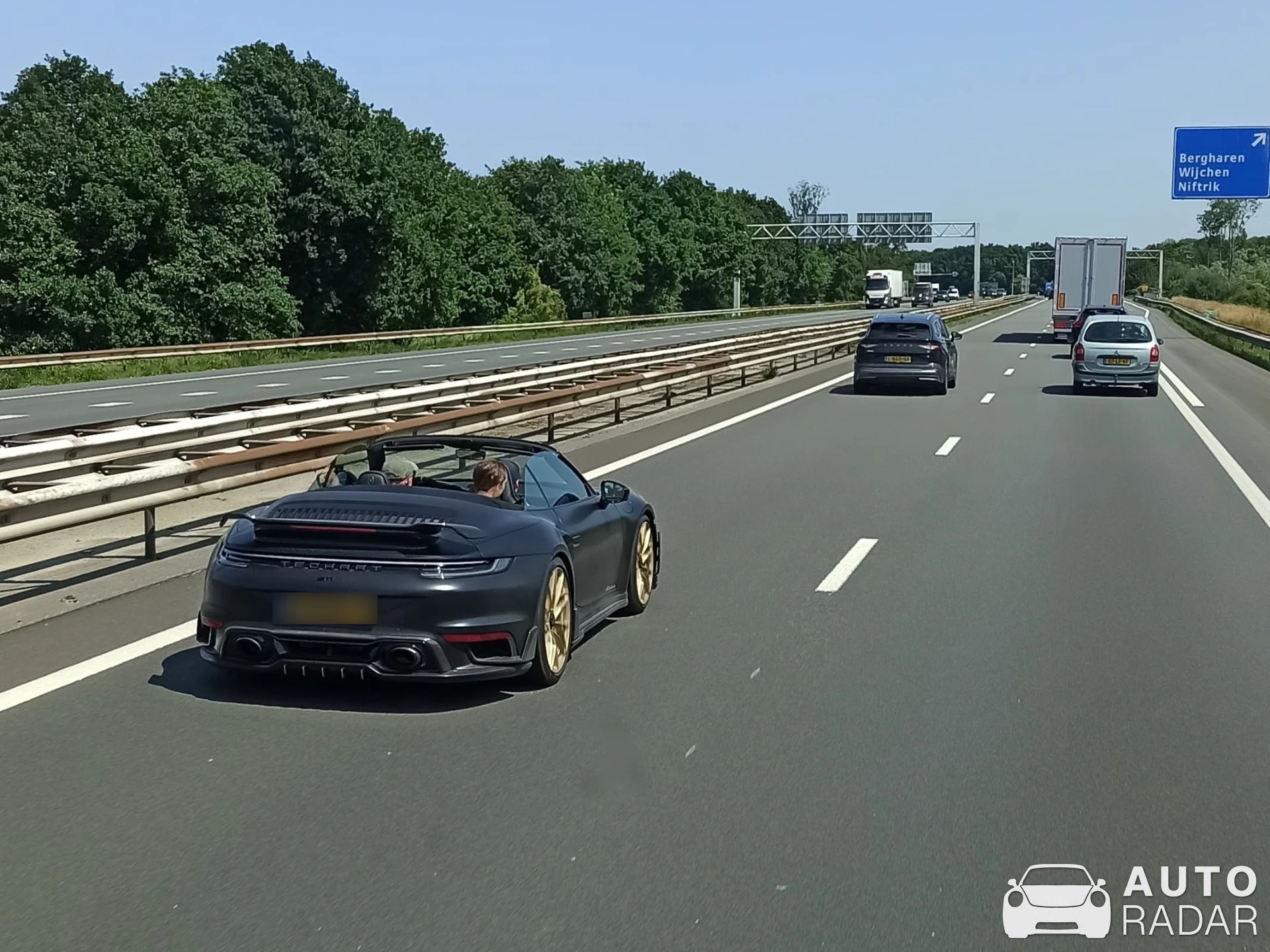 Porsche TechArt 992 GTstreet R Cabriolet spotted in Driel