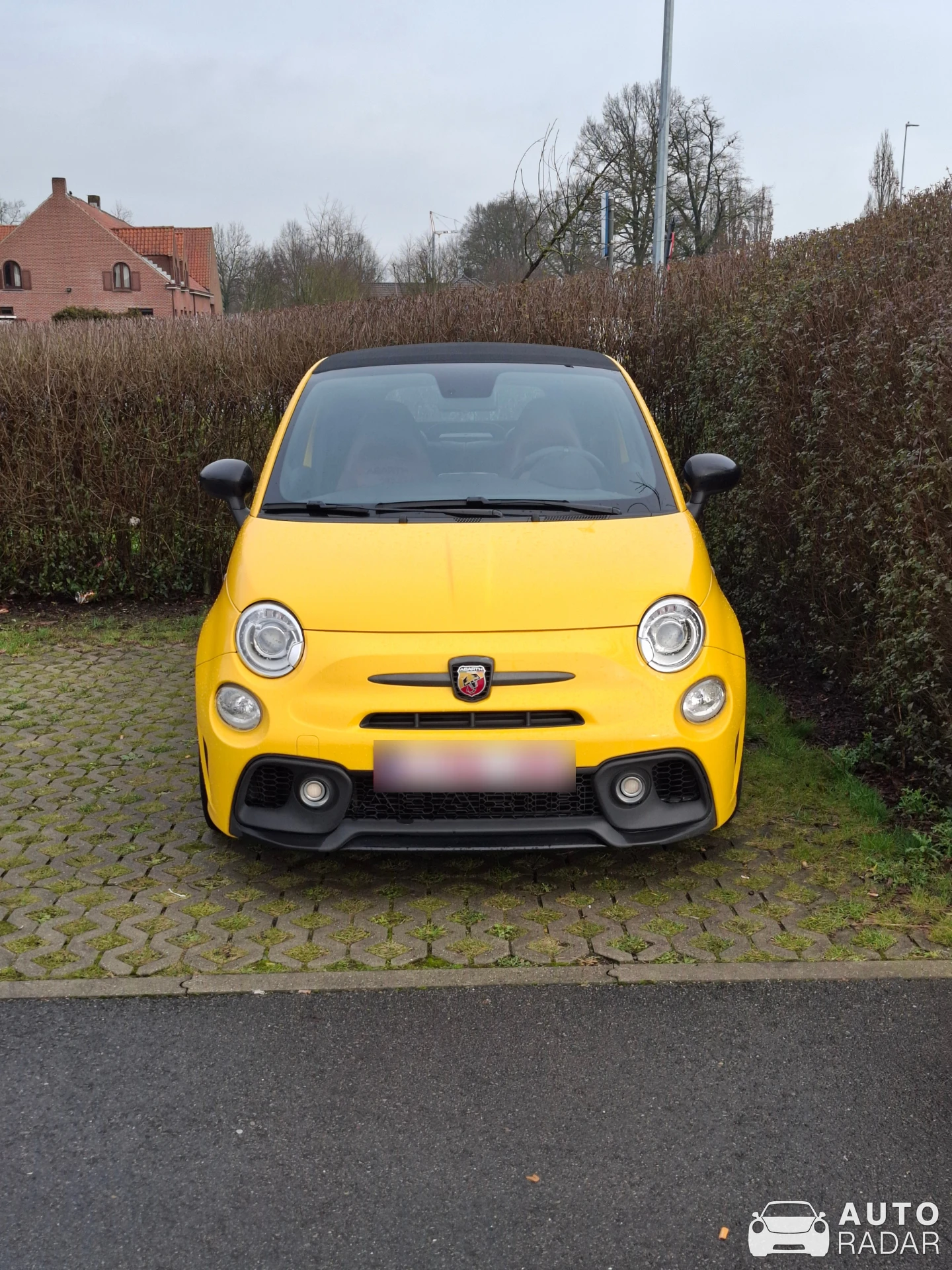 Abarth 595C Competizione 70th Anniversary Edition spotted in Brecht