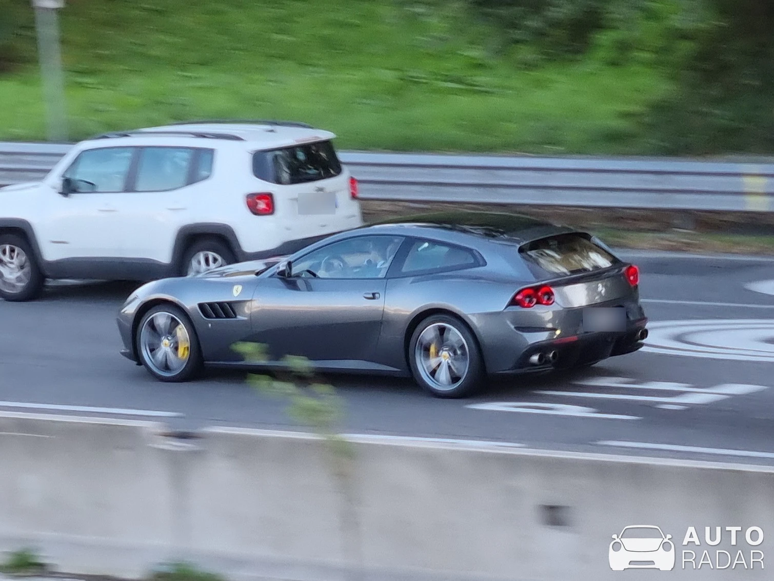 Ferrari GTC4Lusso spotted in Milano, Italia
