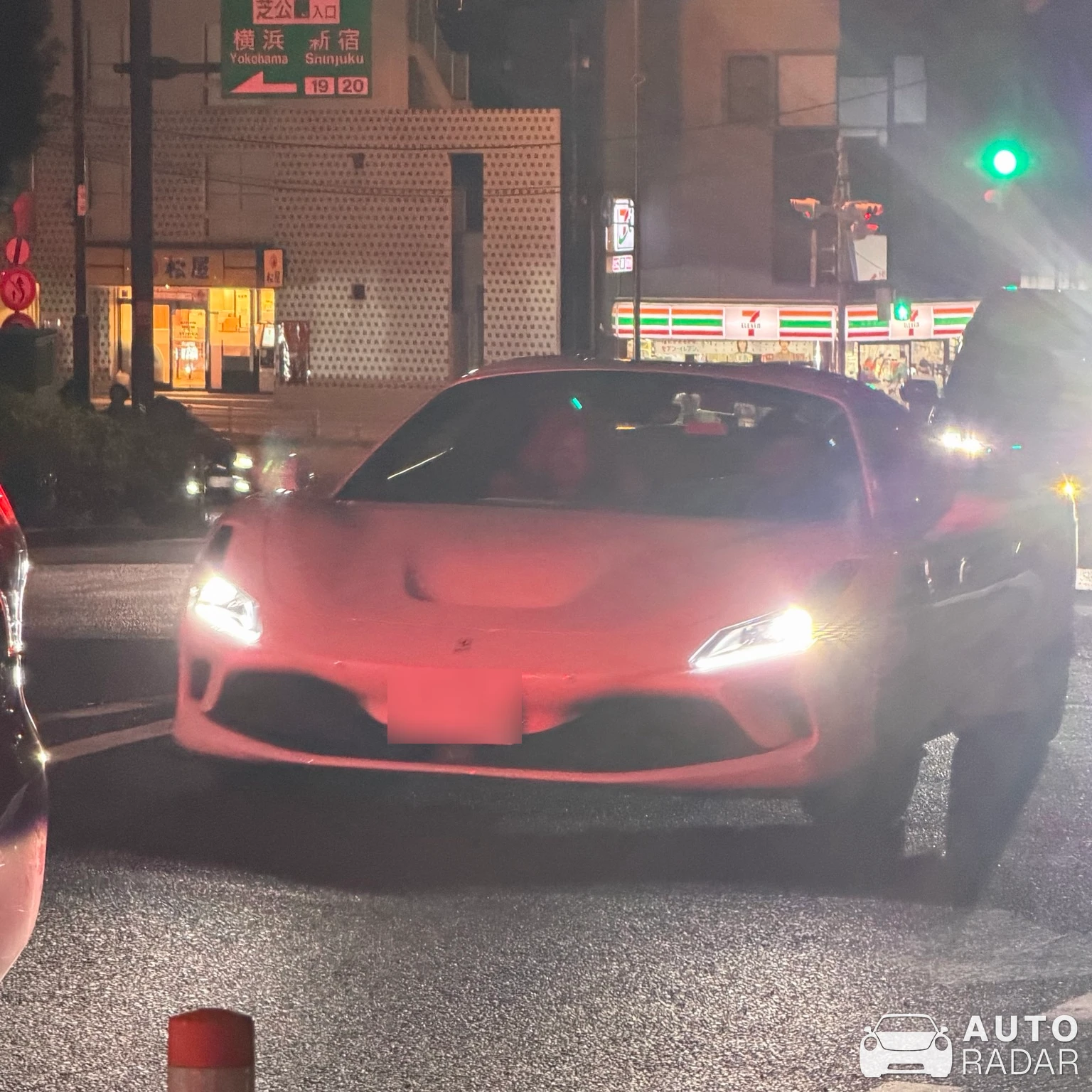 Ferrari F8 Tributo spotted in Minato City, Japan