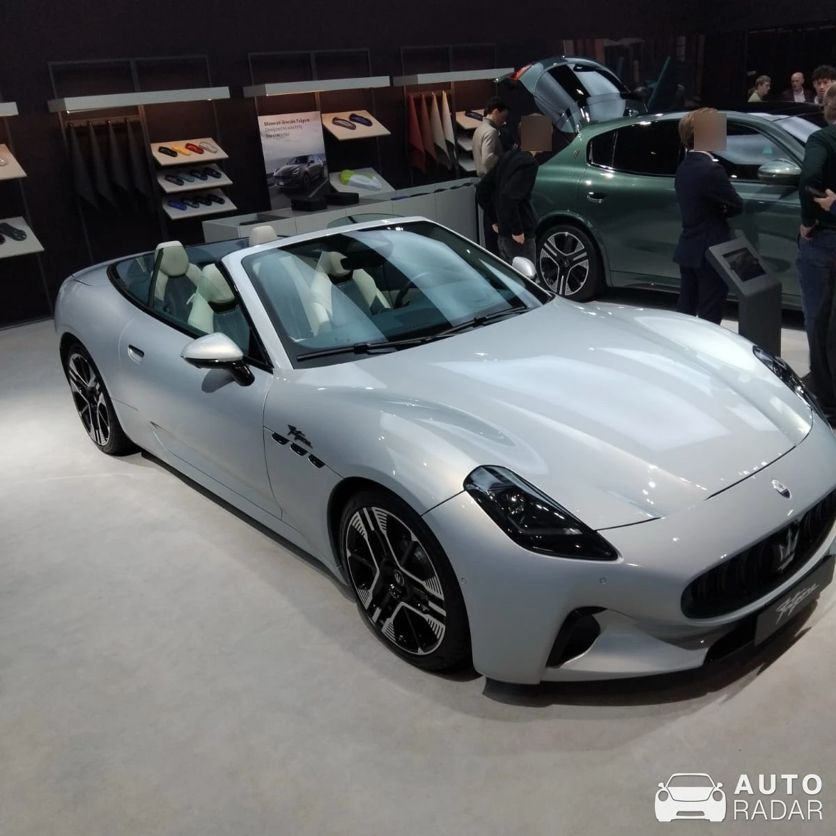 Maserati GranCabrio Folgore 2024 spotted in Brussel, België