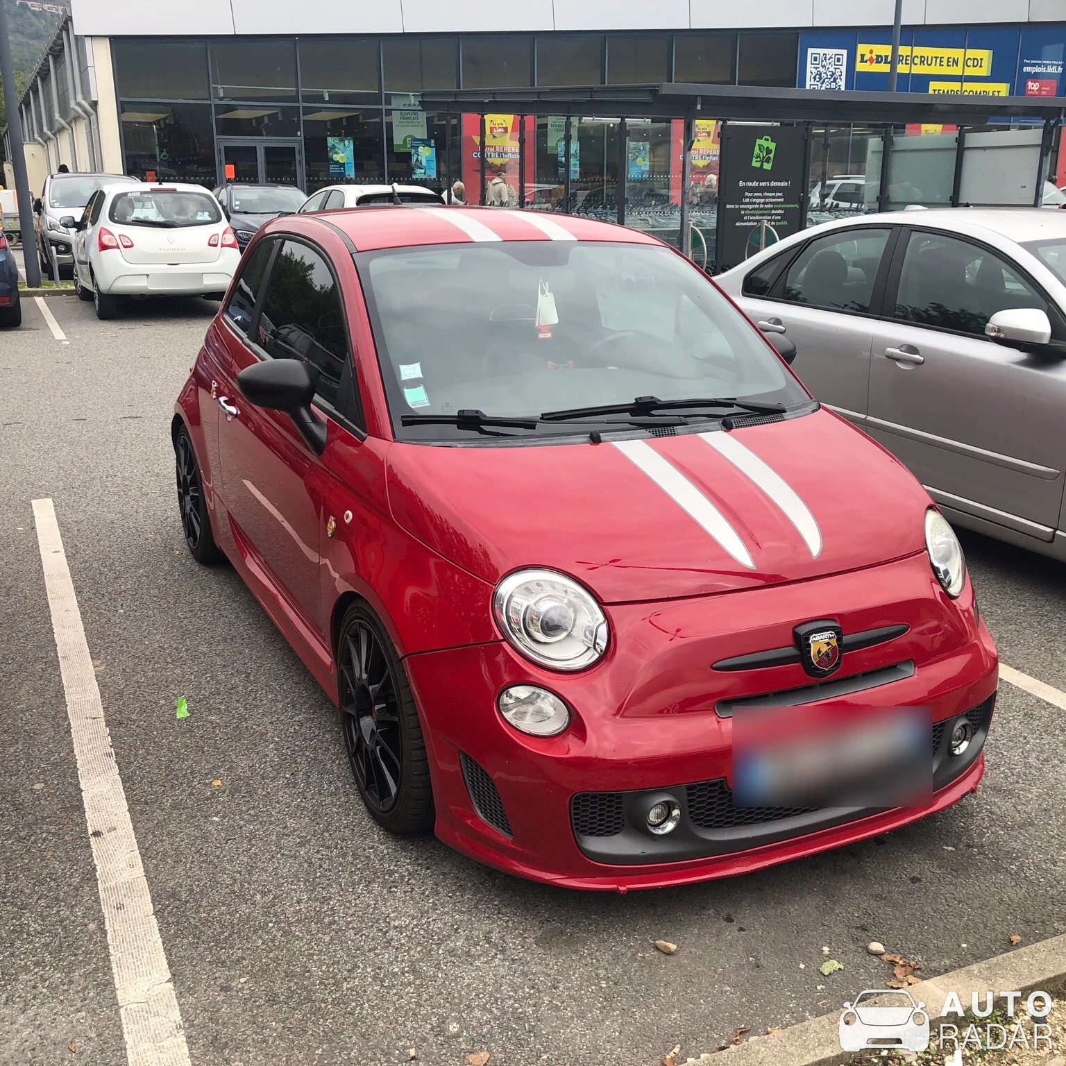 Abarth 695 Tributo Ferrari spotted in Livet-et-Gavet