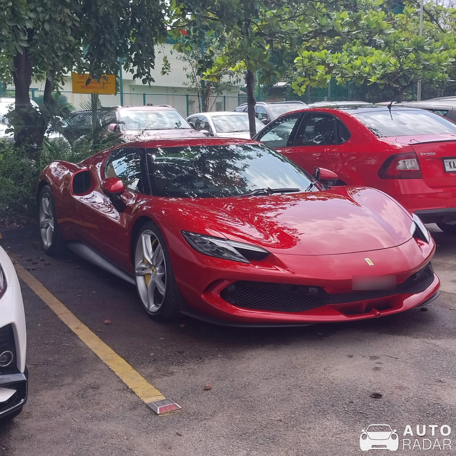 Ferrari 296 GTB spotted in Bengaluru, India