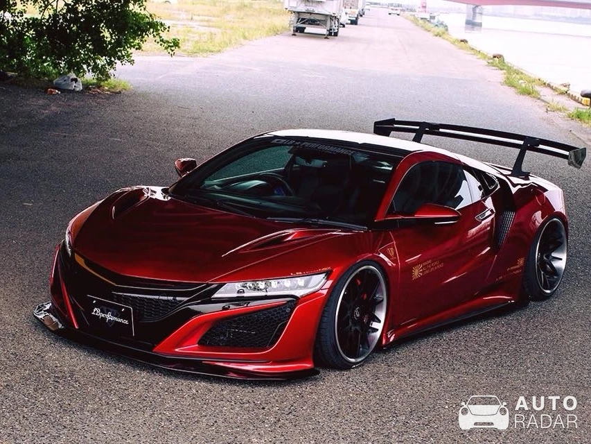 Acura NSX 2016 Liberty Walk Widebody spotted