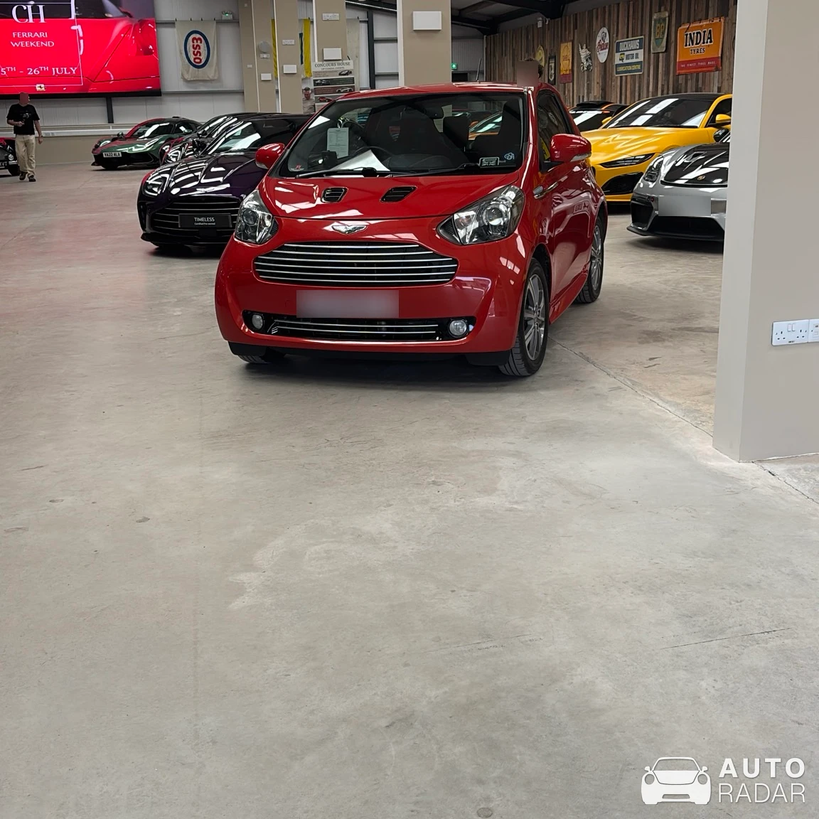 Aston Martin Cygnet spotted