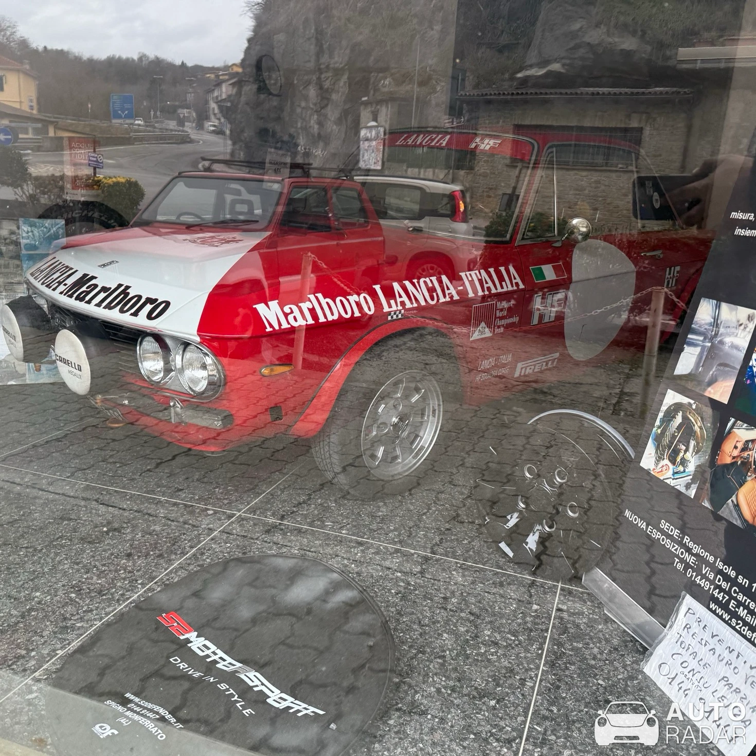 Lancia Fulvia HF spotted in Millesimo, Italia