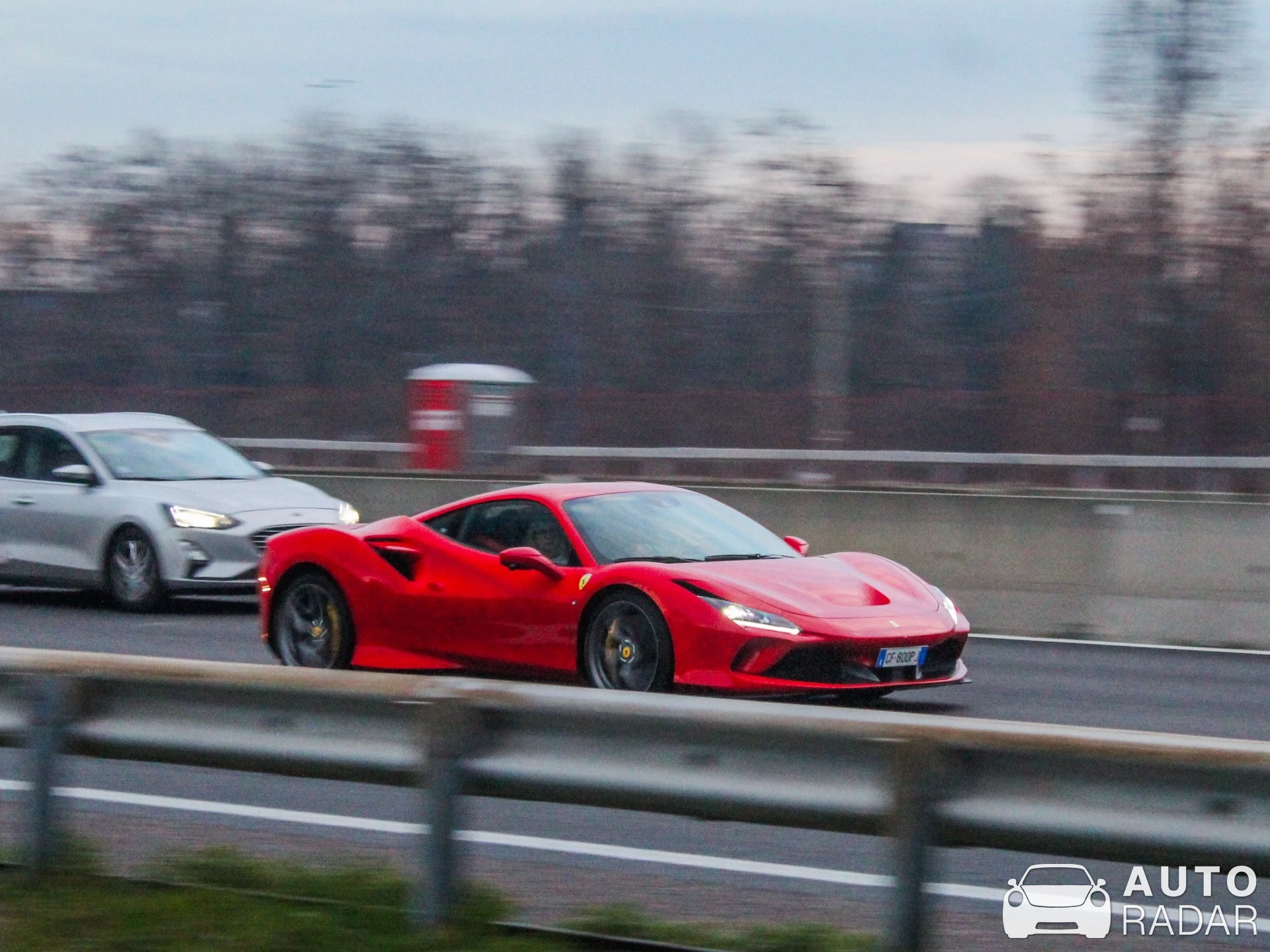 Ferrari F8 Tributo spotted in Brescia, Italy