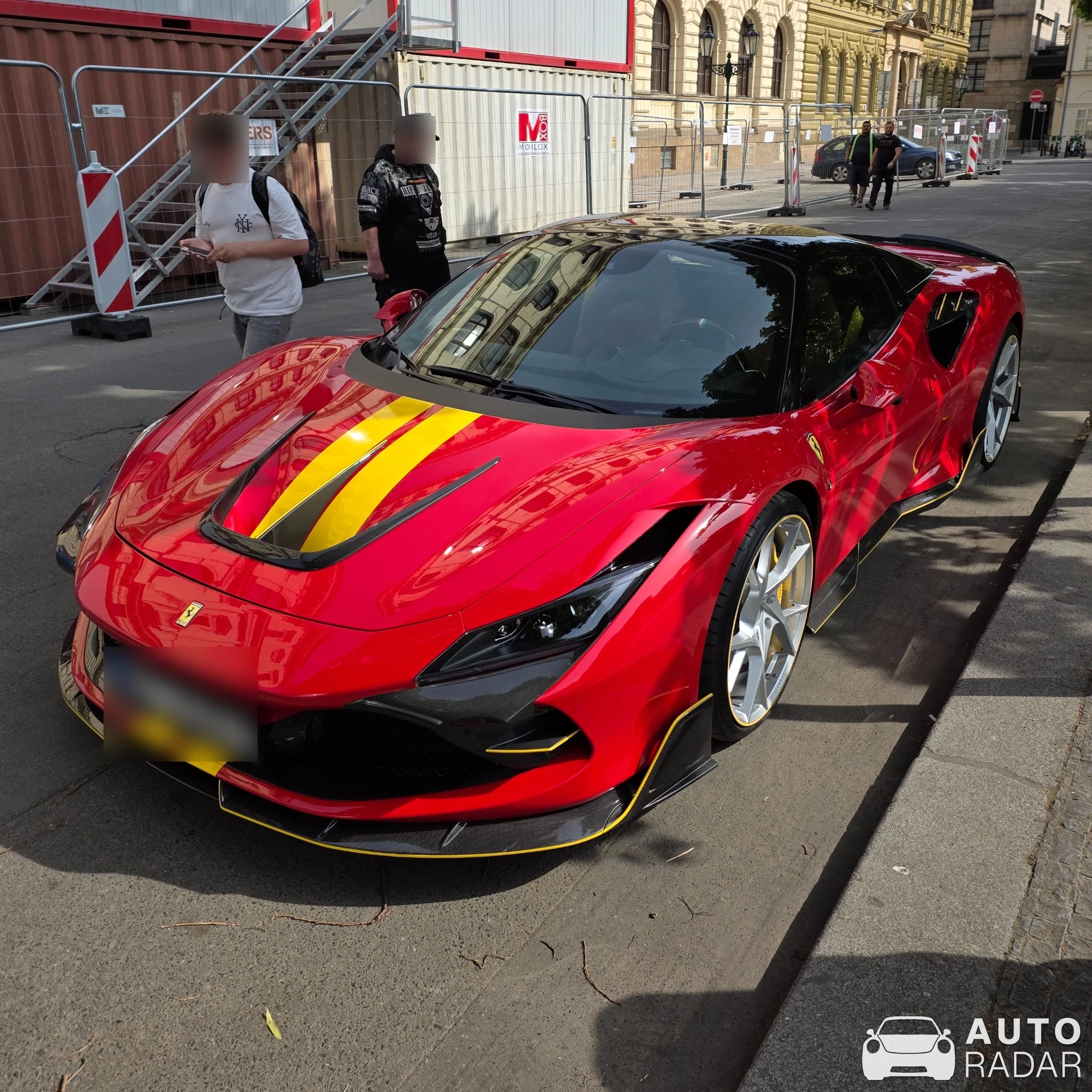 Ferrari F8 Tributo Mansory spotted in Praha, Czech Republic