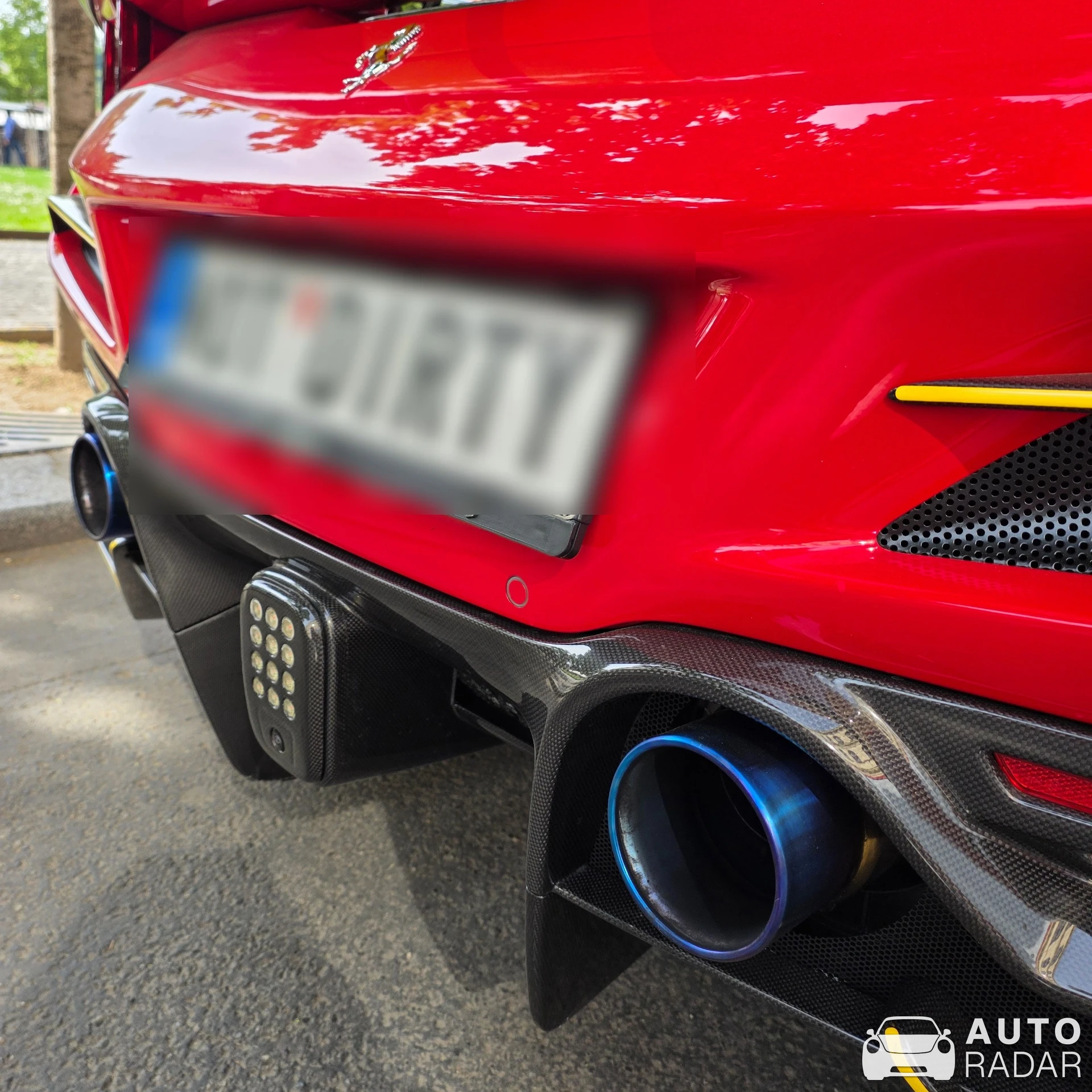 Ferrari F8 Tributo Mansory spotted in Praha