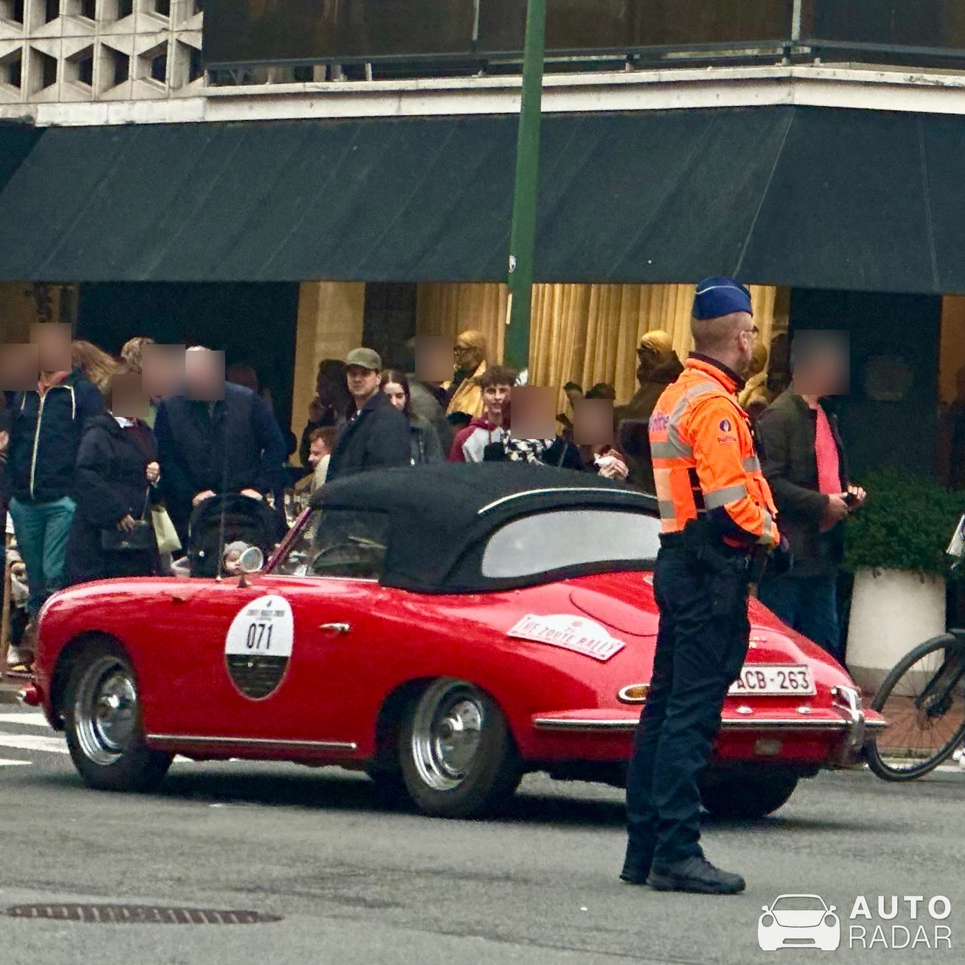 Porsche 356 C Cabriolet spotted in Knokke-Heist