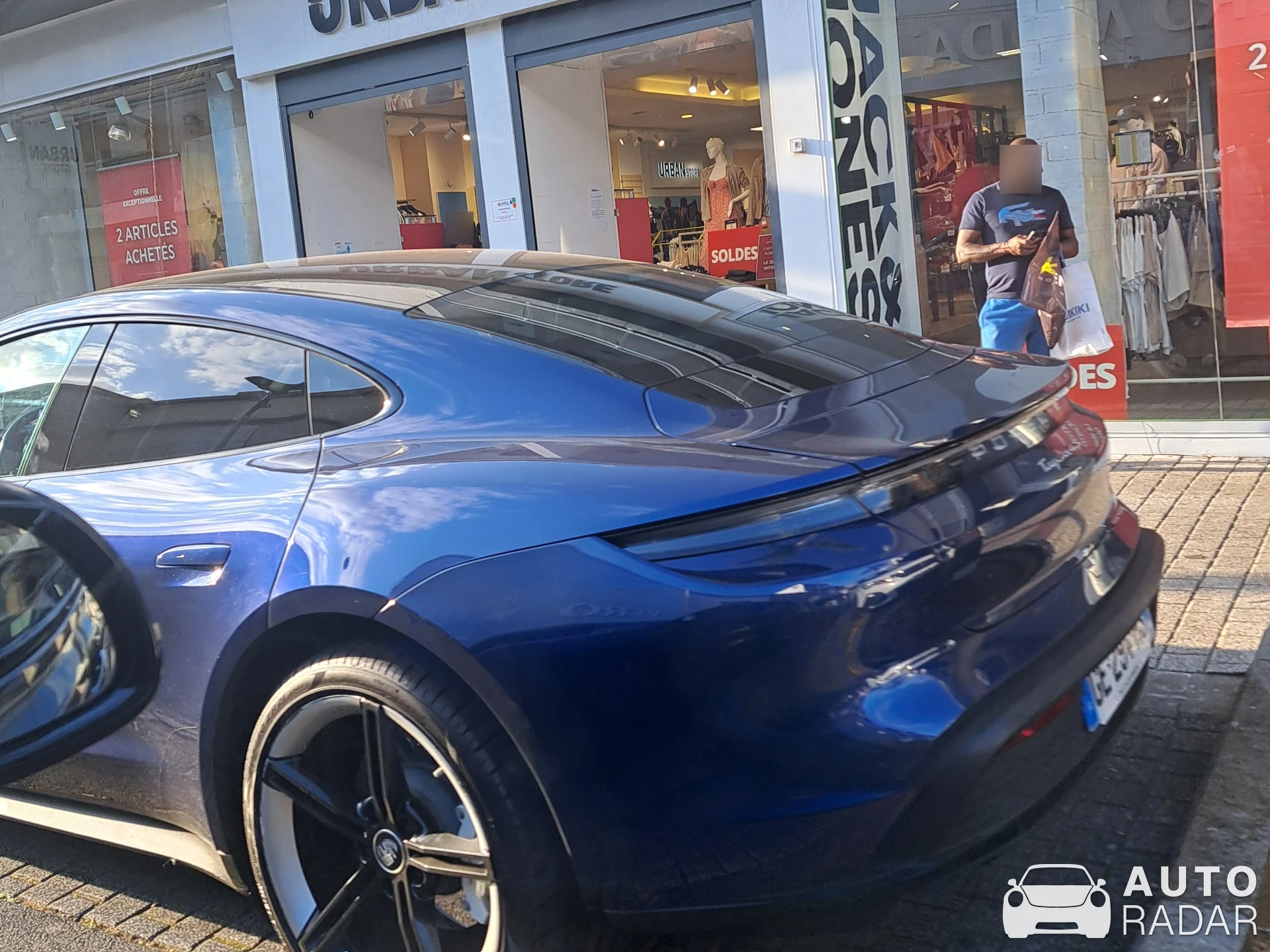 Porsche Taycan spotted in Saint-Pierre