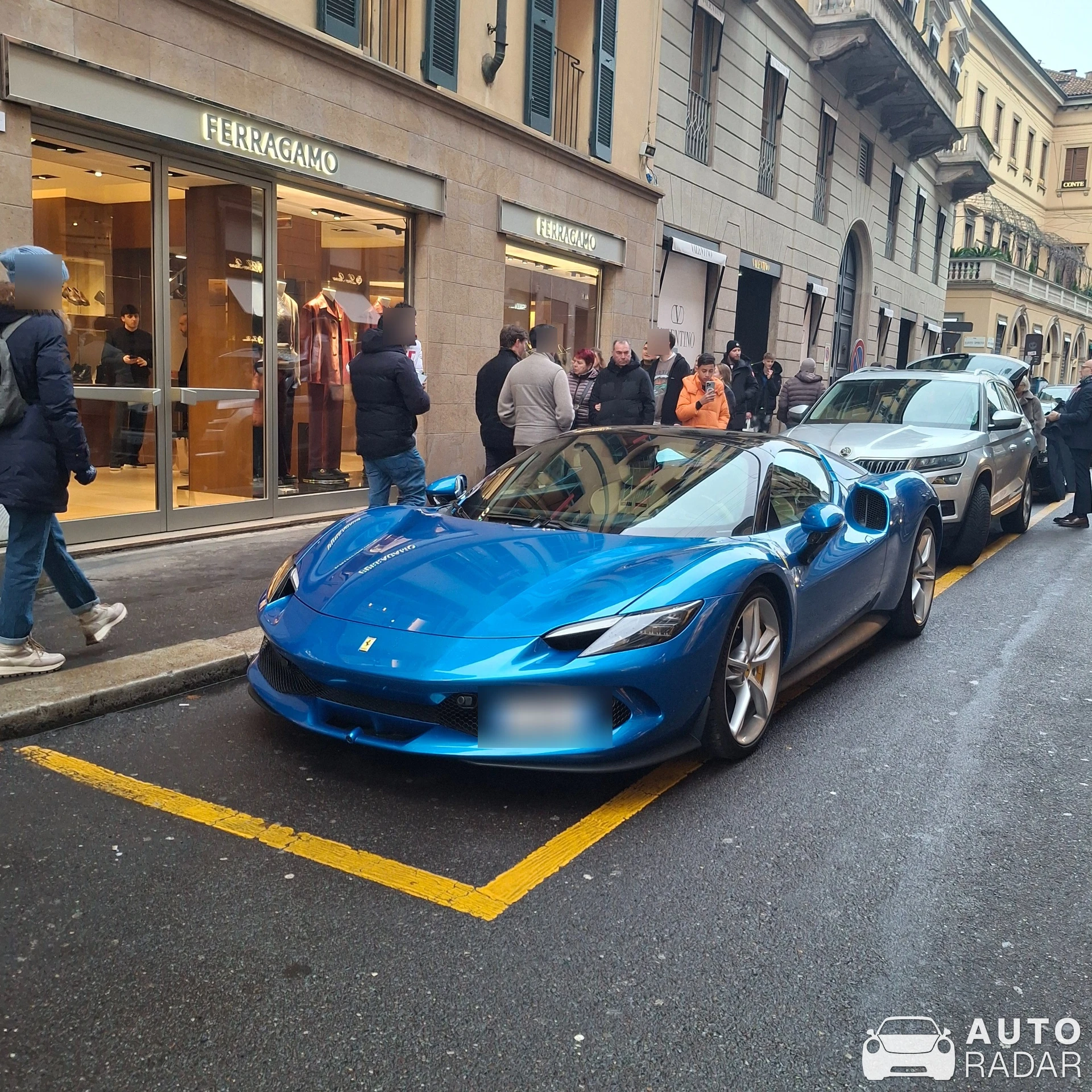 Ferrari 296 GTS spotted in Milano, Italy