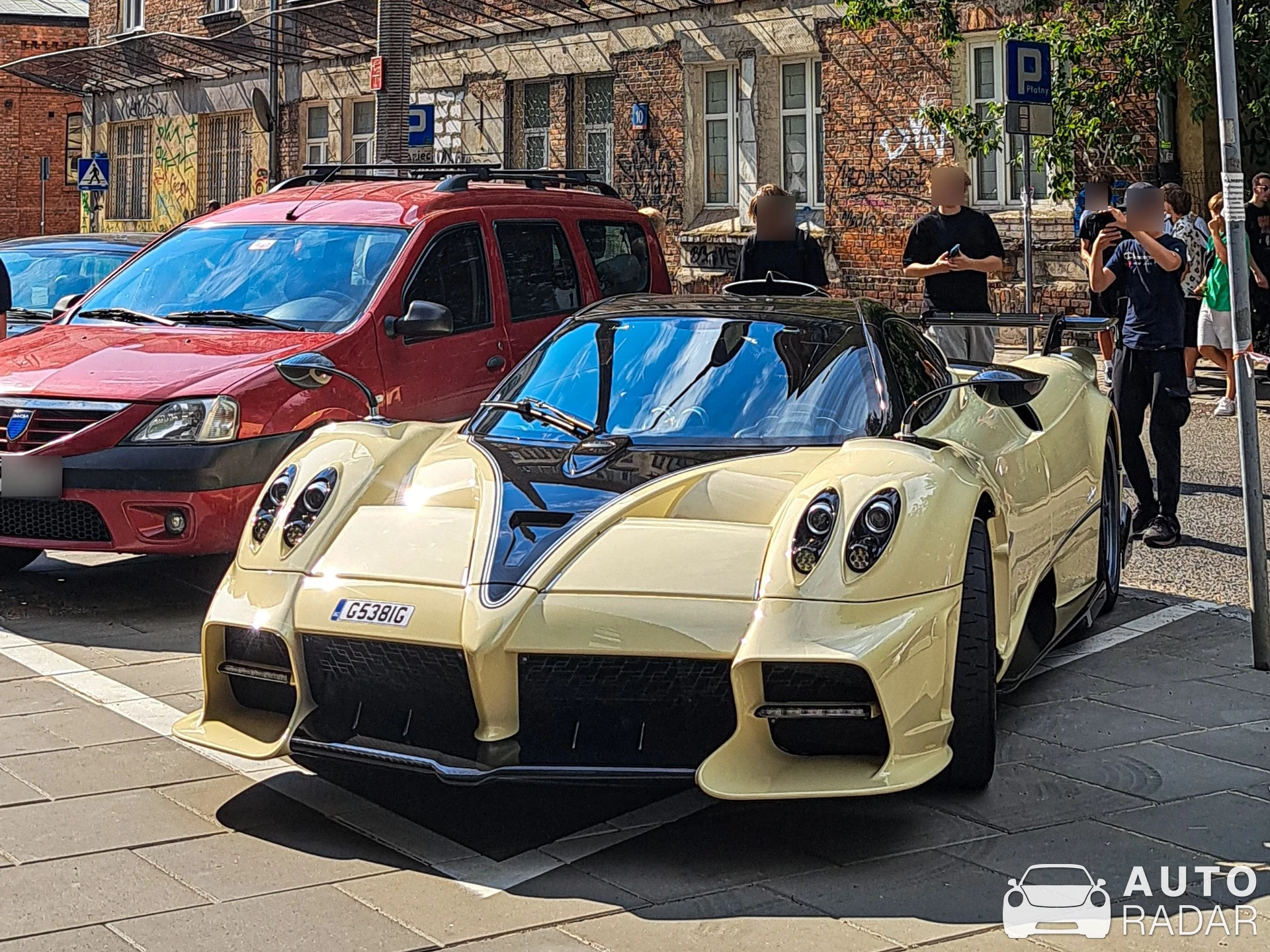 Pagani Huayra Imola Roadster spotted