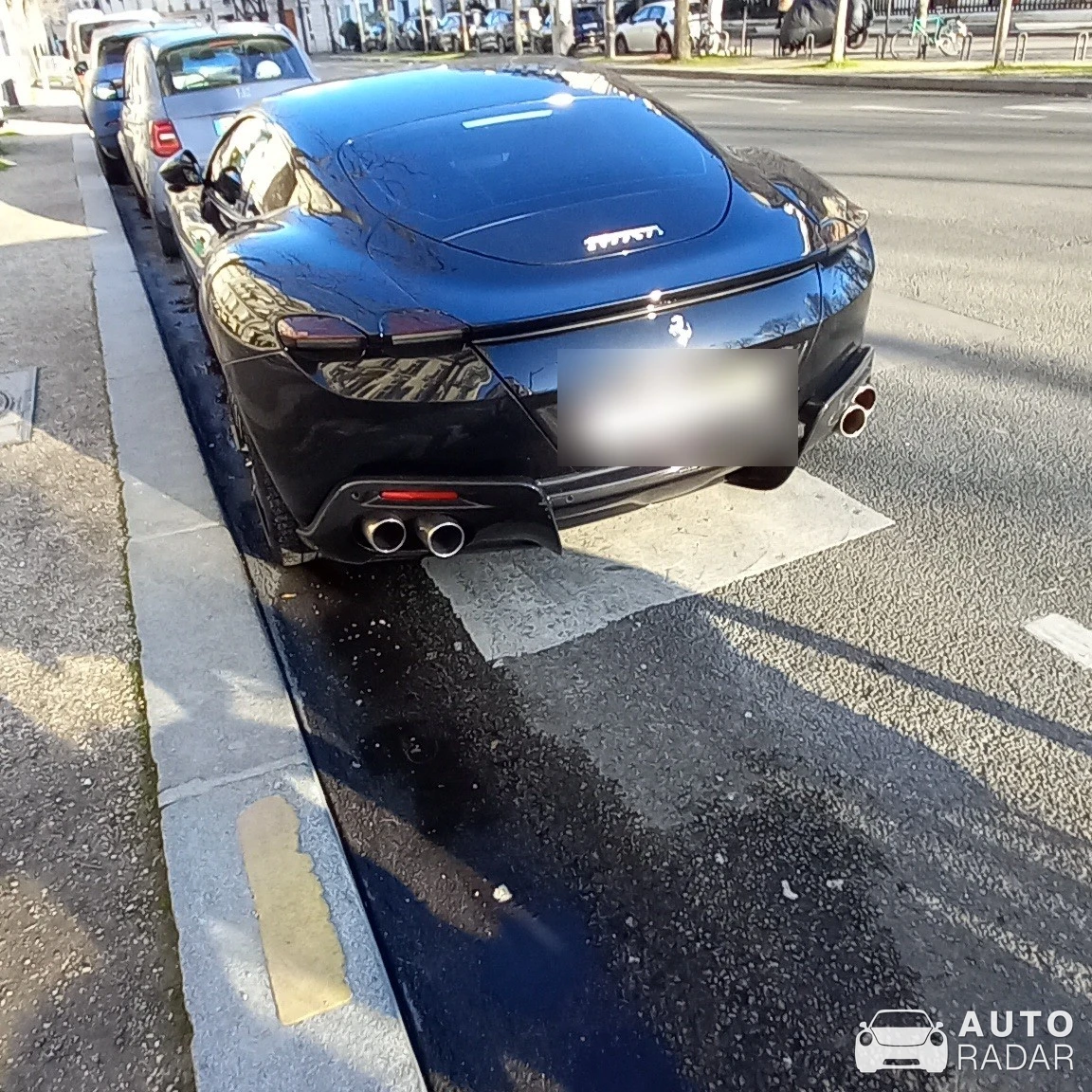 Ferrari Roma spotted in Paris, France
