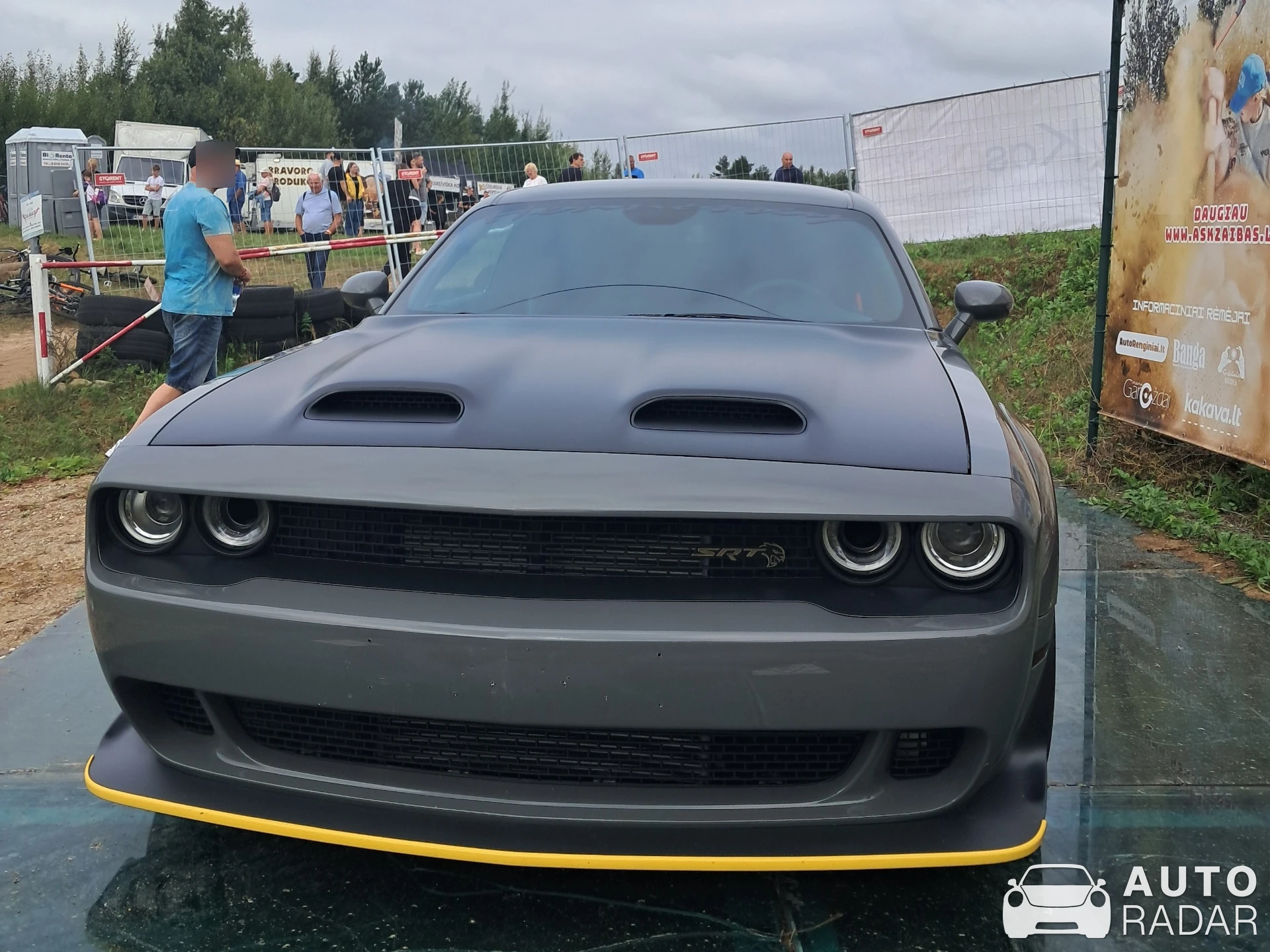 Dodge Challenger SRT Hellcat Widebody spotted in Gargždai