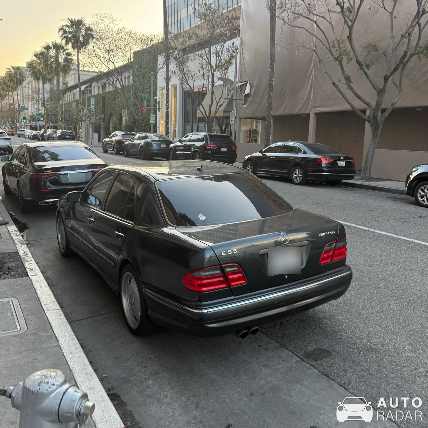 Mercedes-Benz E50 AMG W210 spotted in Beverly Hills