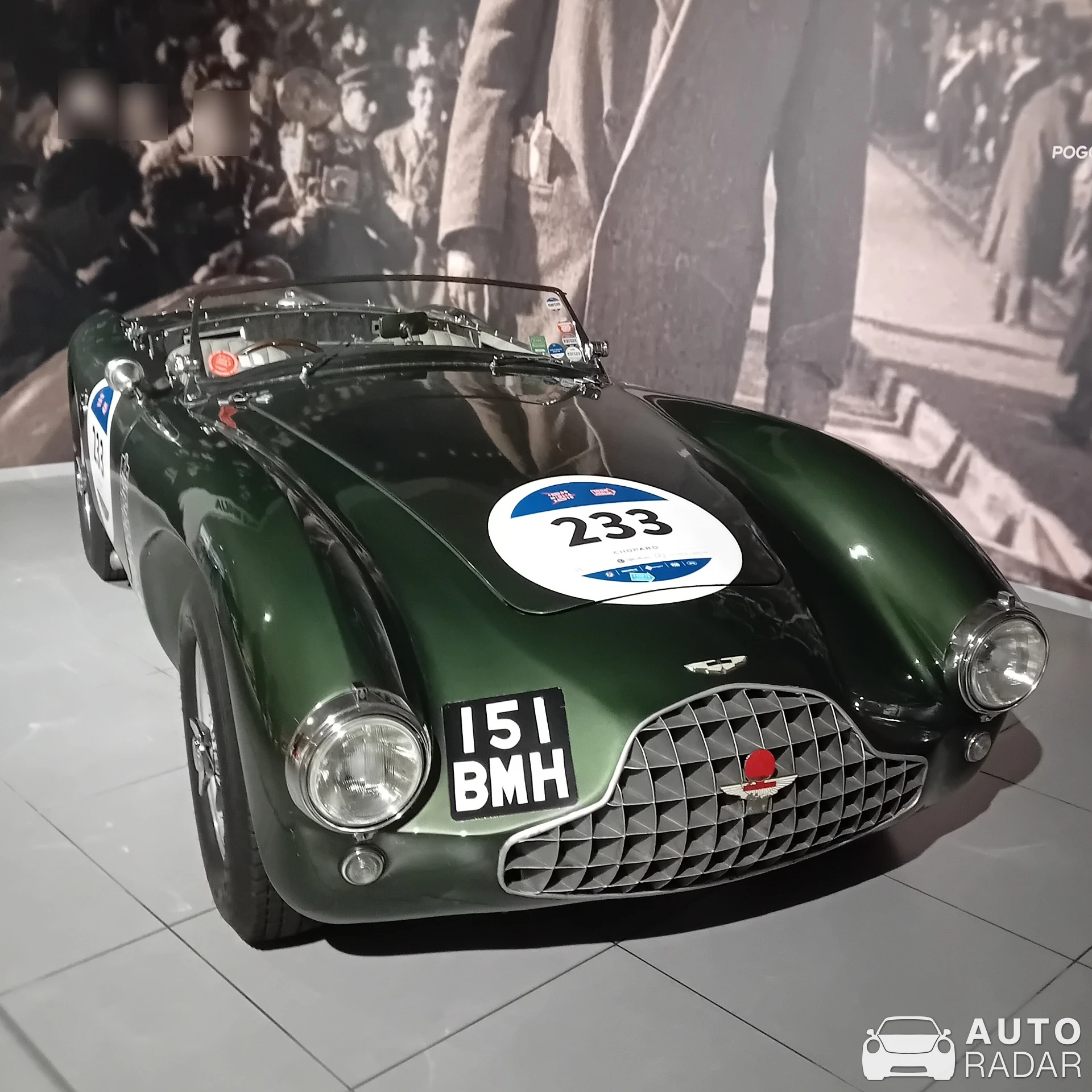 Aston Martin DB3 Works Team Car spotted in Den Haag