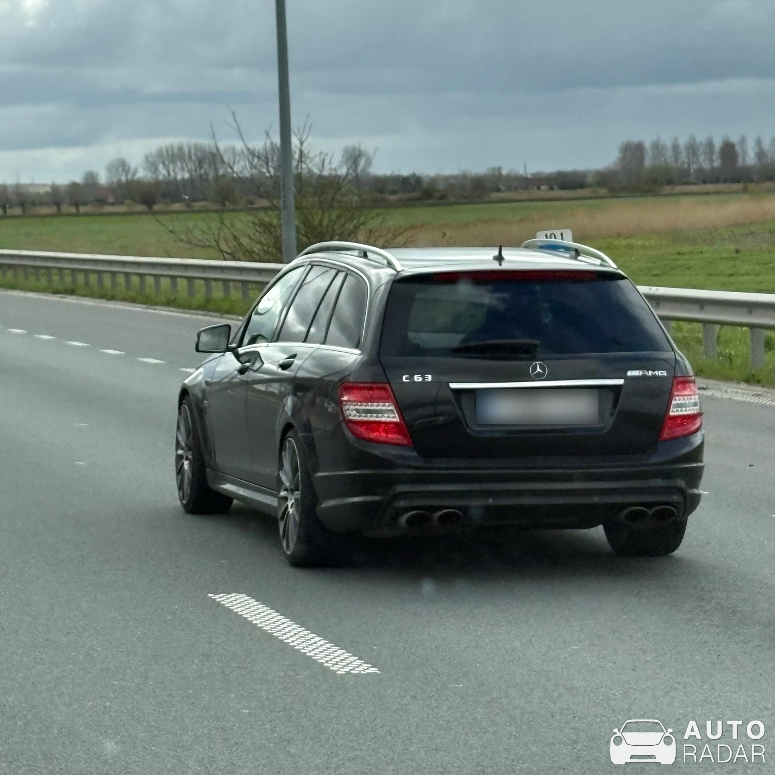 Mercedes-AMG C 63 Estate S204 spotted in Zuienkerke