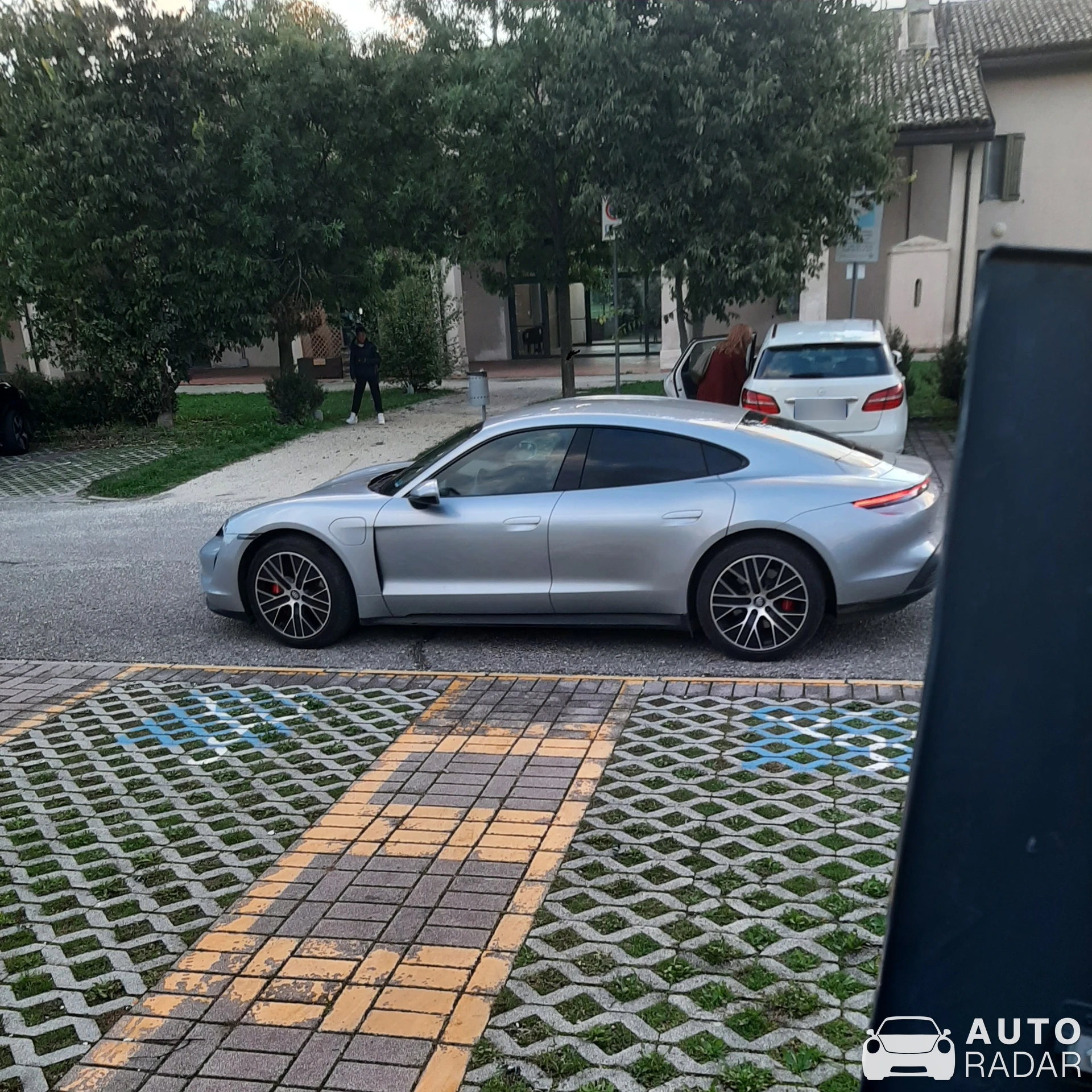 Porsche Taycan GTS spotted in Collecchio, Italia