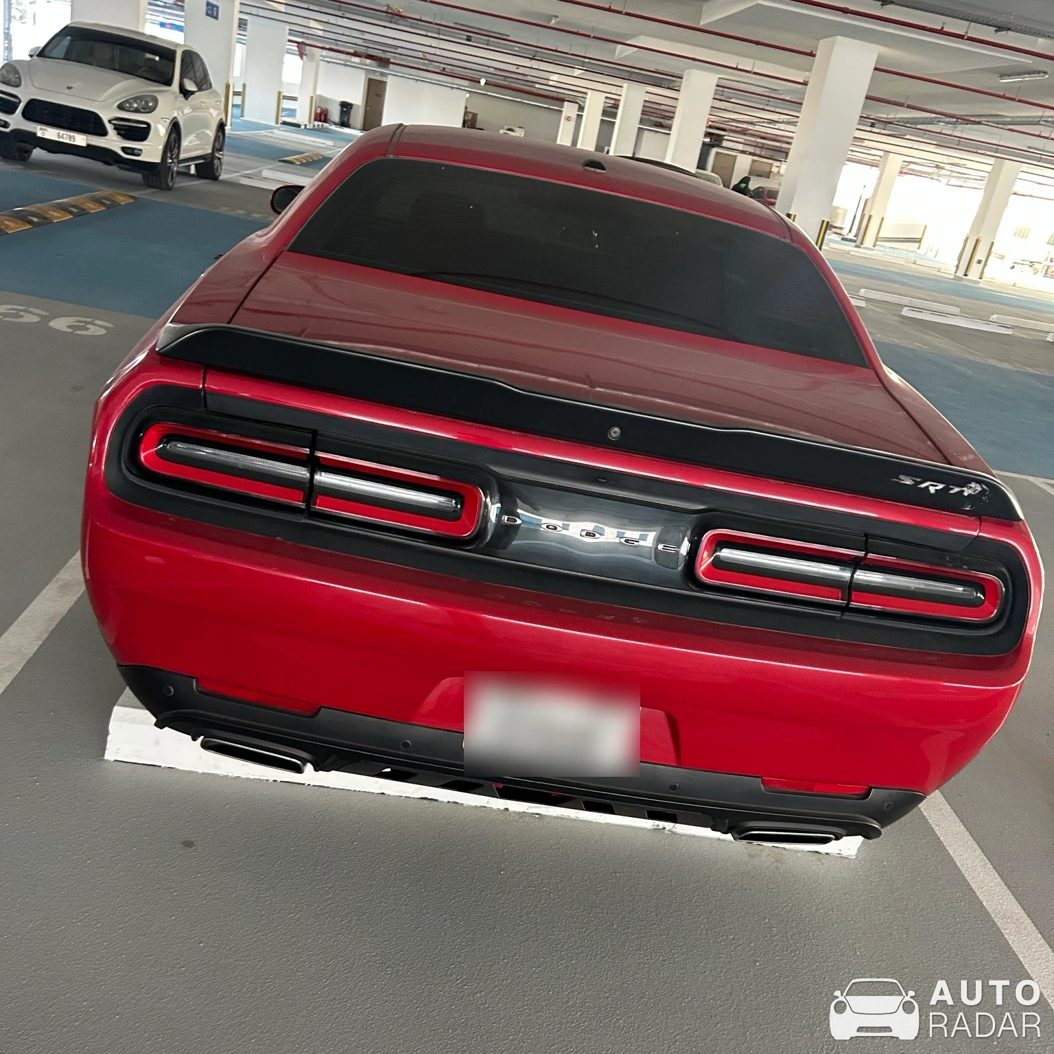 Dodge Challenger SRT Hellcat spotted in Dubai, United Arab Emirates