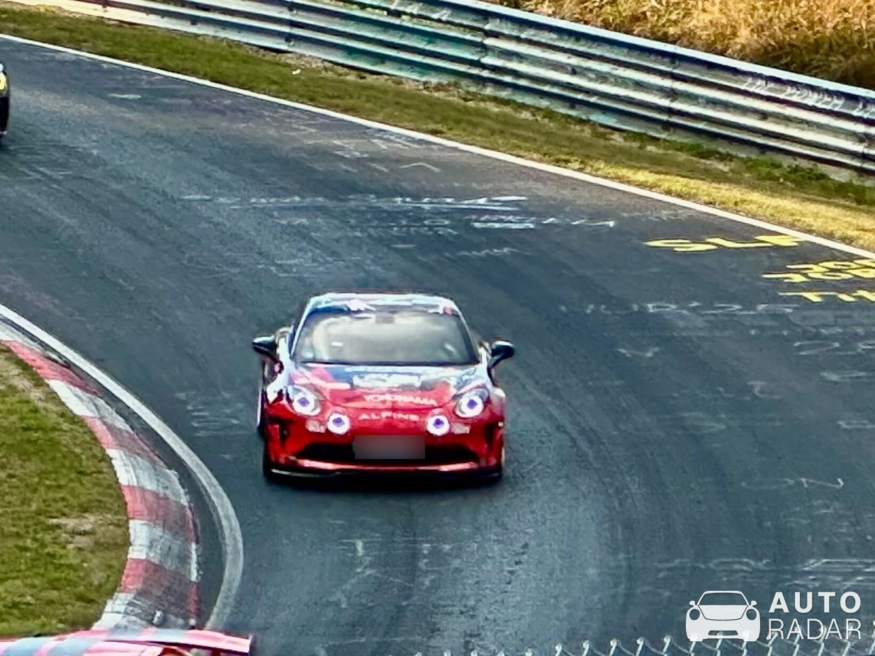 Alpine A110 2022 spotted in Herschbroich
