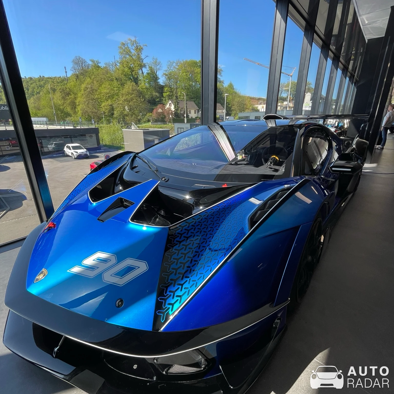Lamborghini Essenza SCV12 spotted in Porrentruy