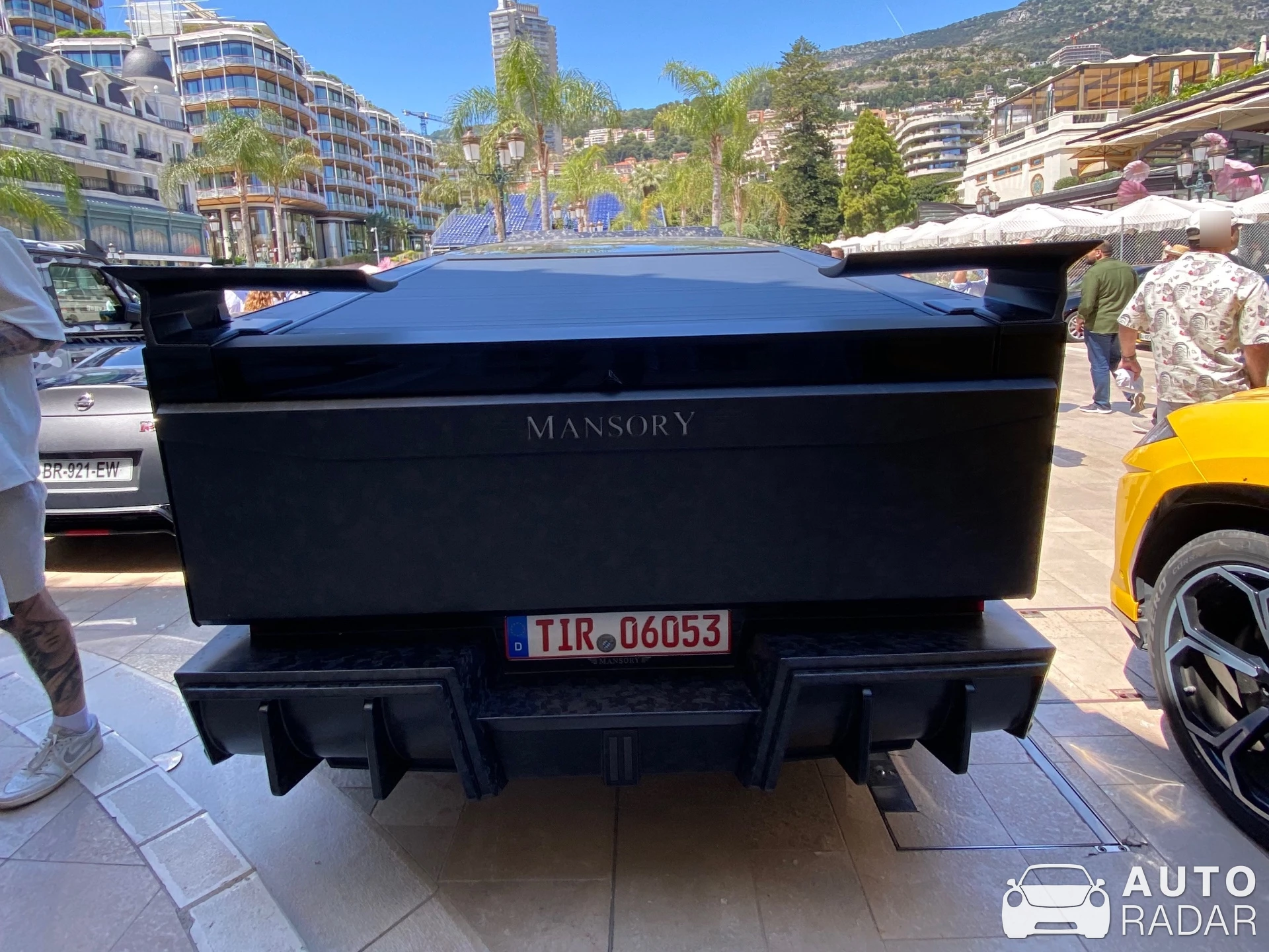 Tesla Mansory Elongation spotted in Monaco