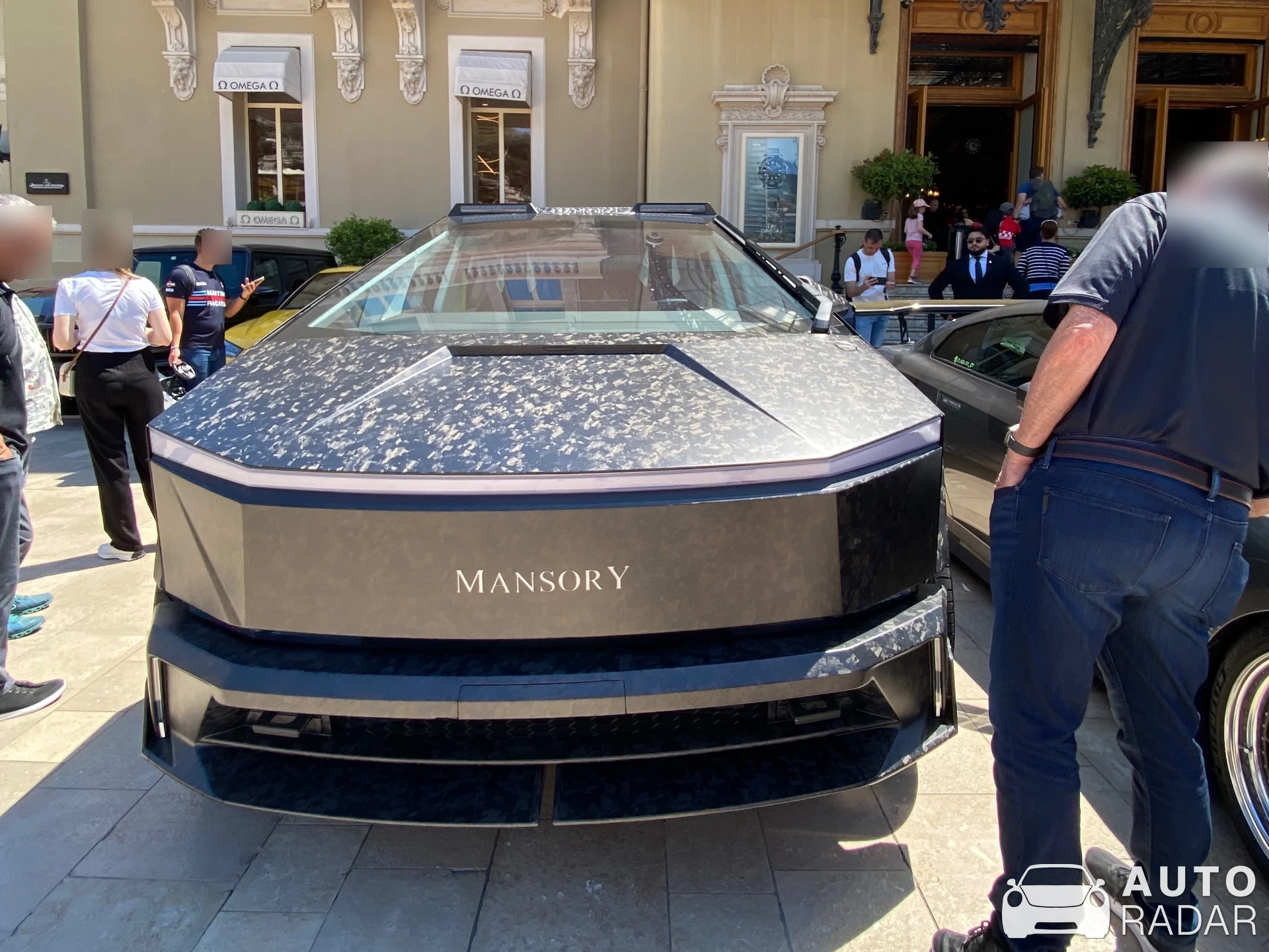 Tesla Mansory Elongation spotted in Monaco, Monako