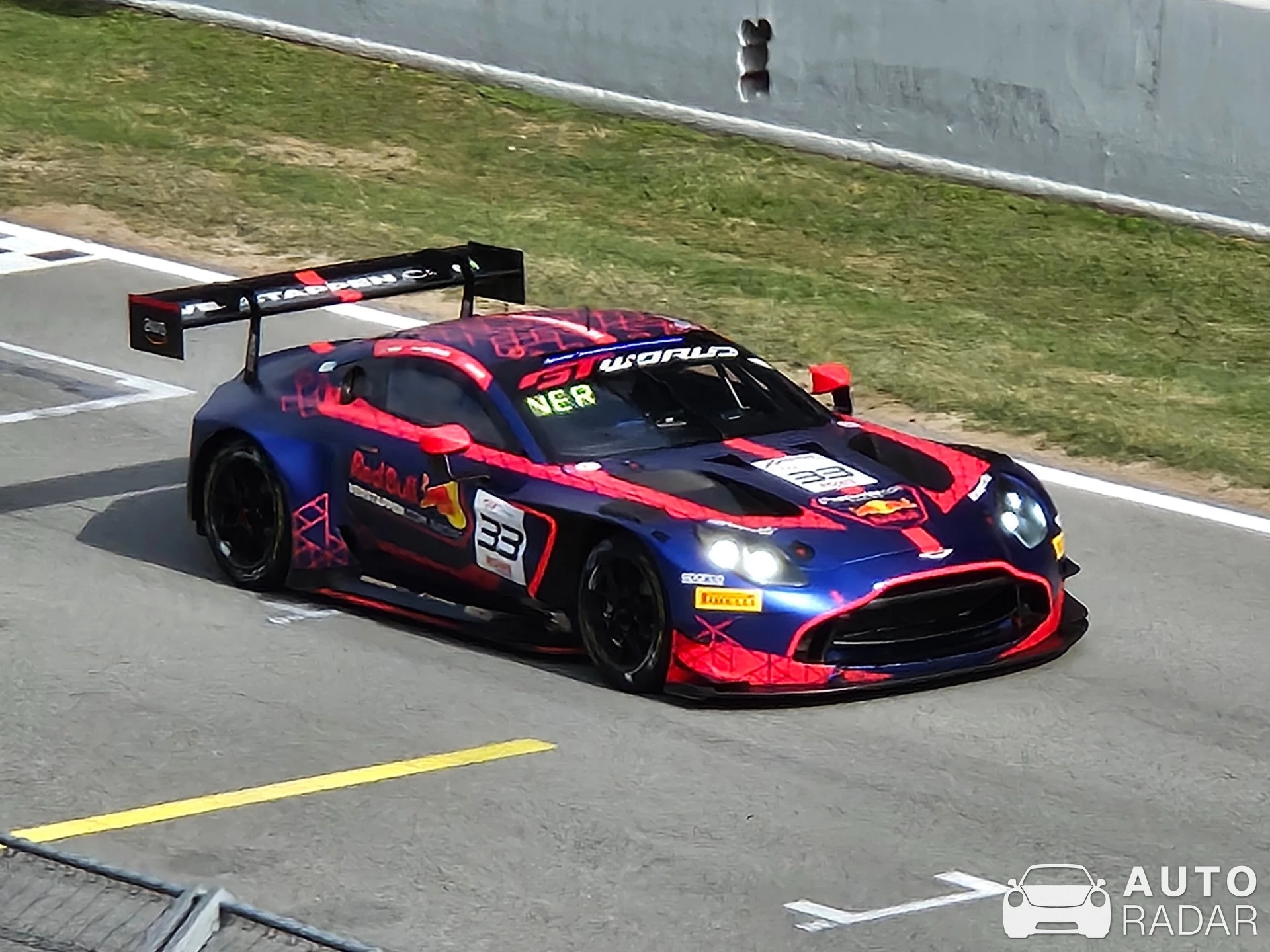 Aston Martin V8 Vantage GT3 AMR spotted in Montmeló