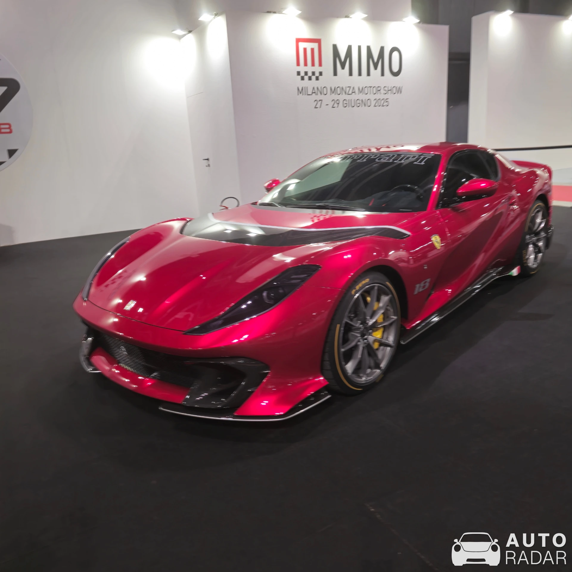 Ferrari 812 Competizione spotted in Rho, Italy