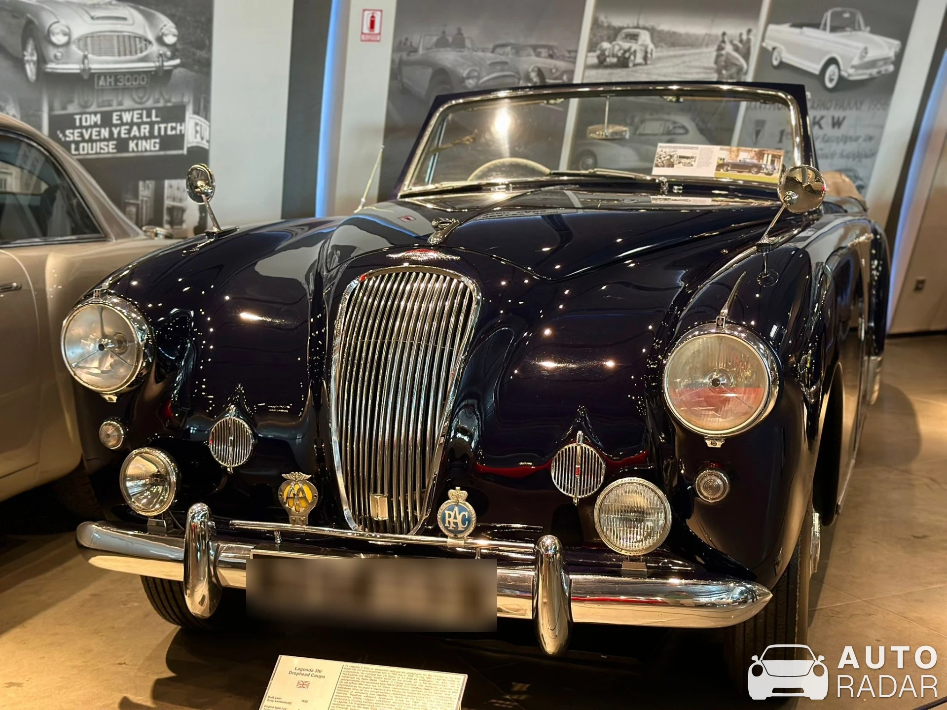 Lagonda 3-Litre Drophead Coupe spotted in Athina
