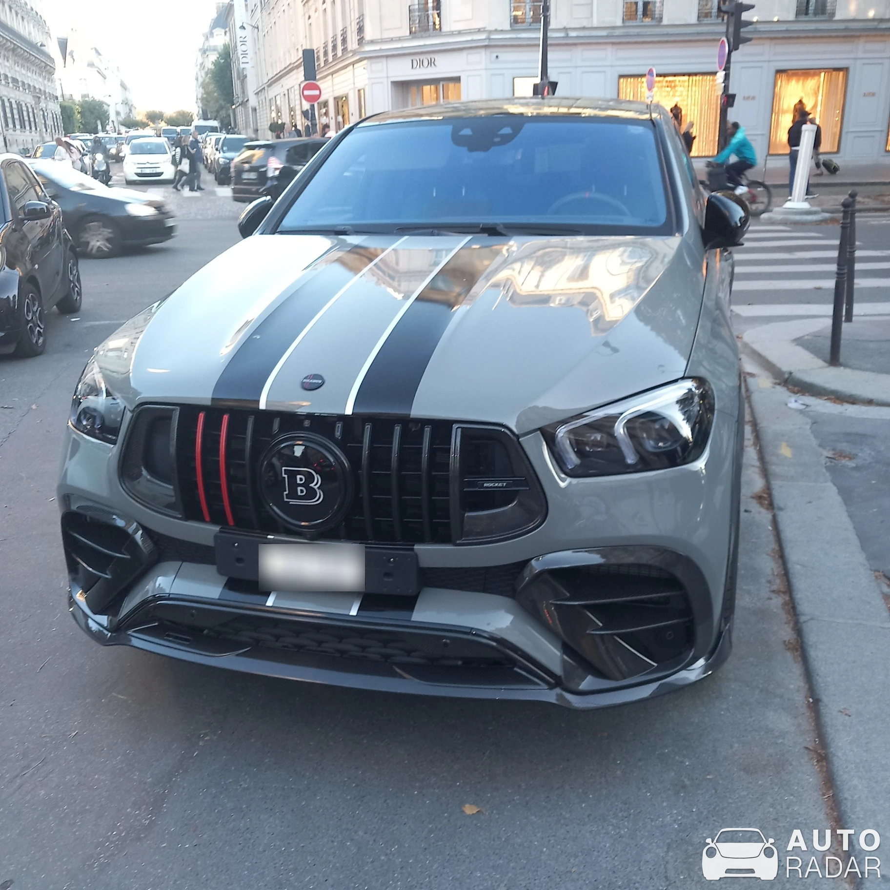 Mercedes-AMG Brabus GLE Coupé B 63S-850 spotted in Paris