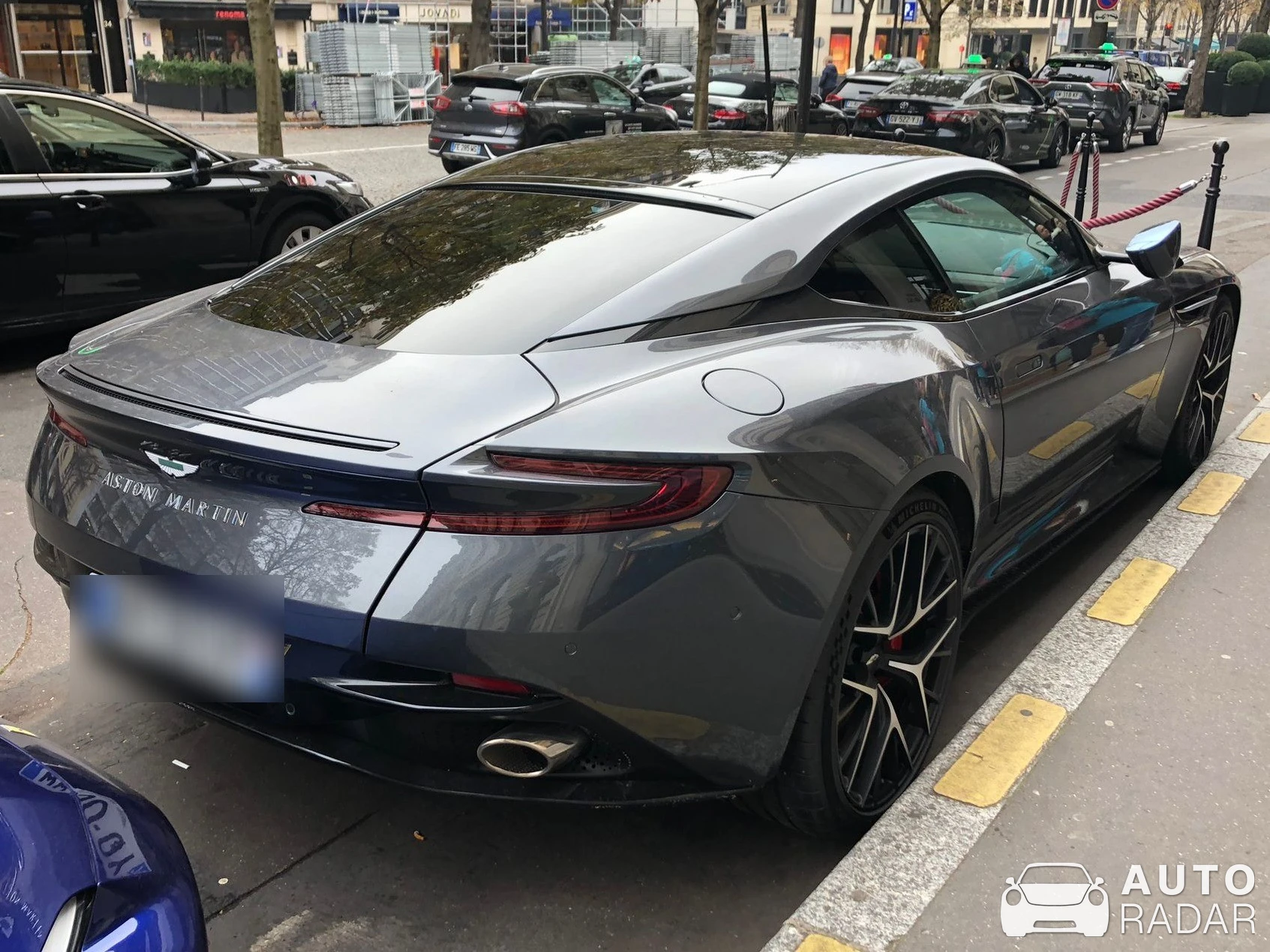 Aston Martin DB12 spotted in Paris, France
